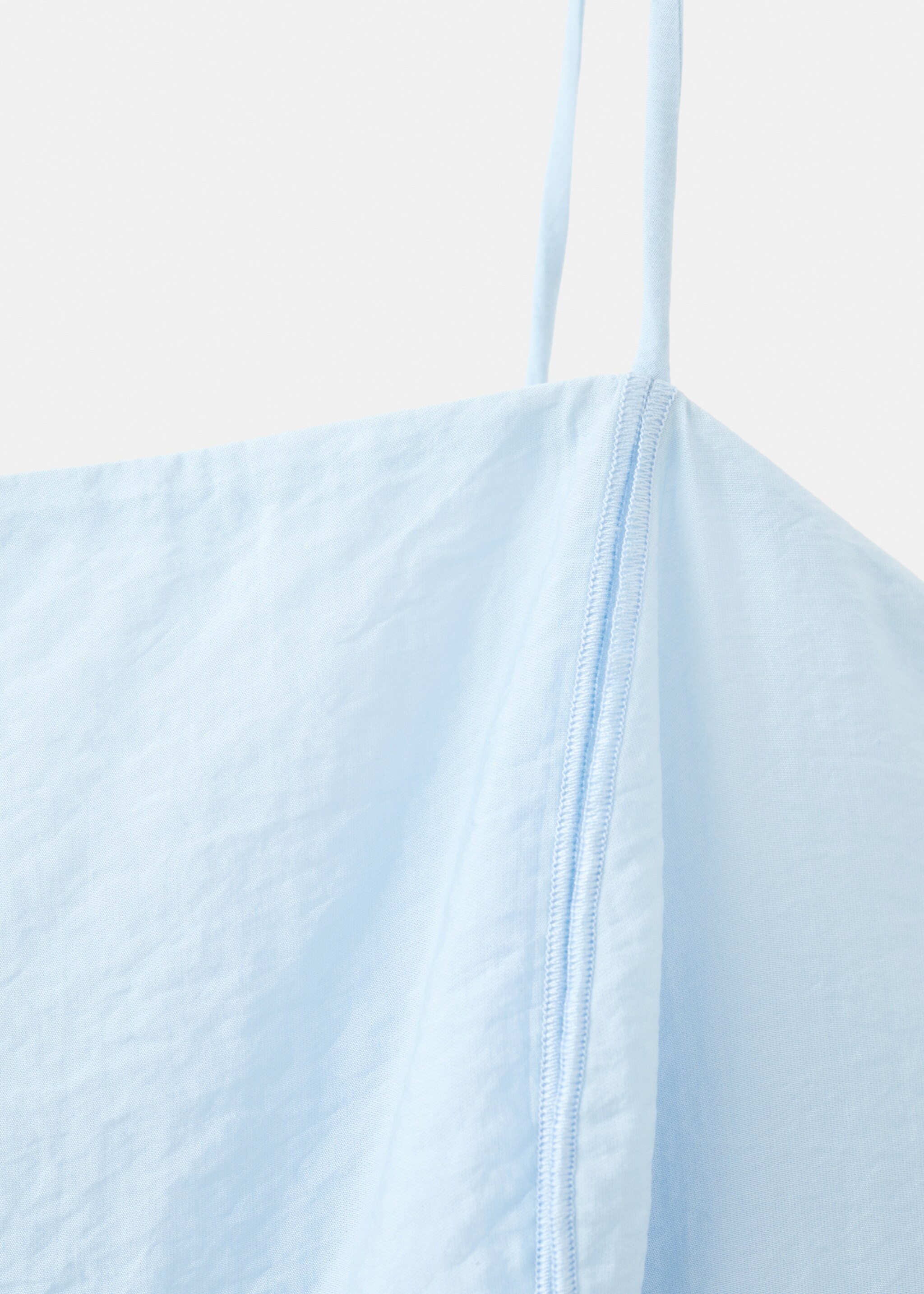 A-line lyocell dress - Details of the article 8, Sky Blue. Ref: 27037928-00.