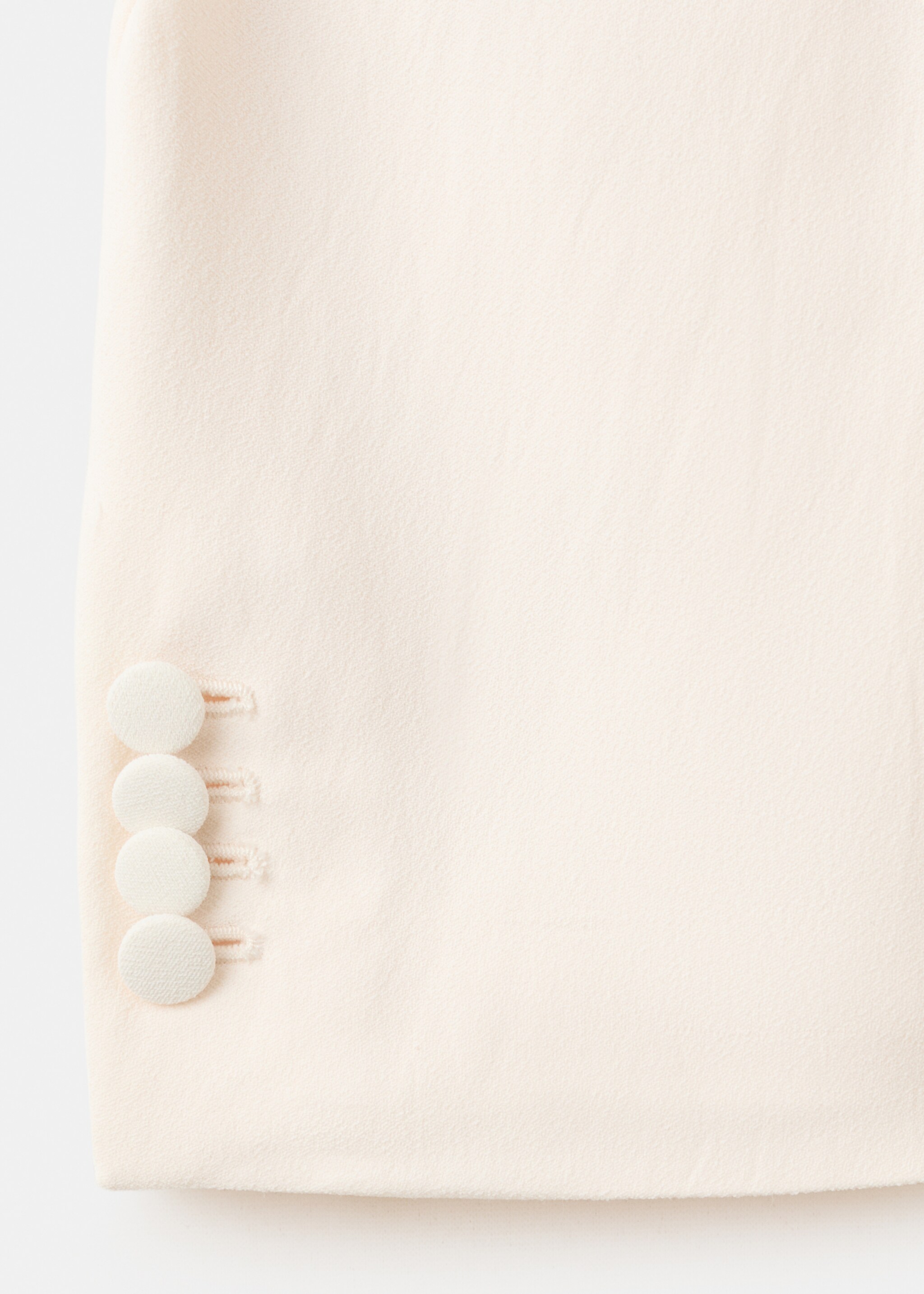 Blazer costume sans revers - Détail de l'article 0, Écru. Ref: 27037942-00.