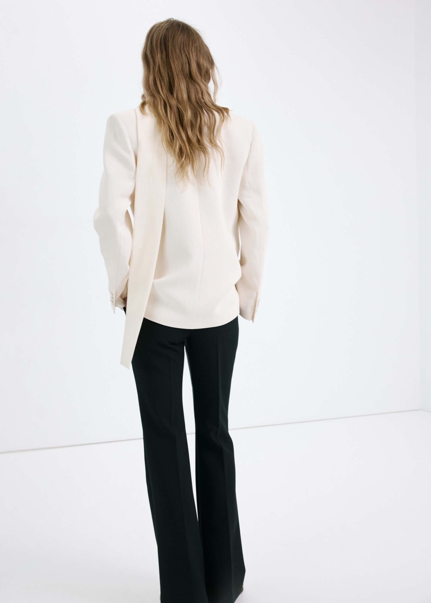 Blazer costume sans revers - Verso de l’article