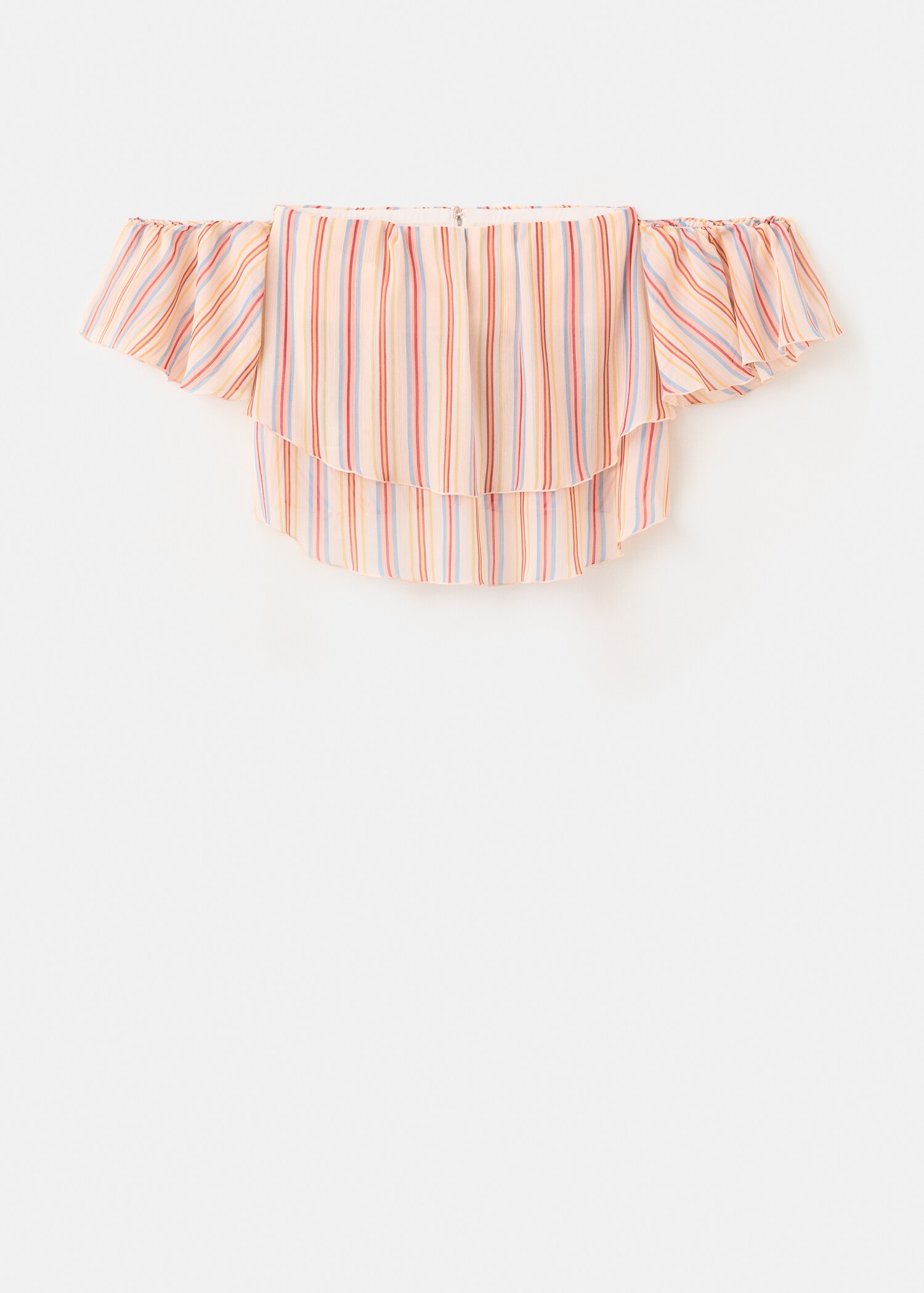 Ruffles stripe-patterned blouse - Article without model