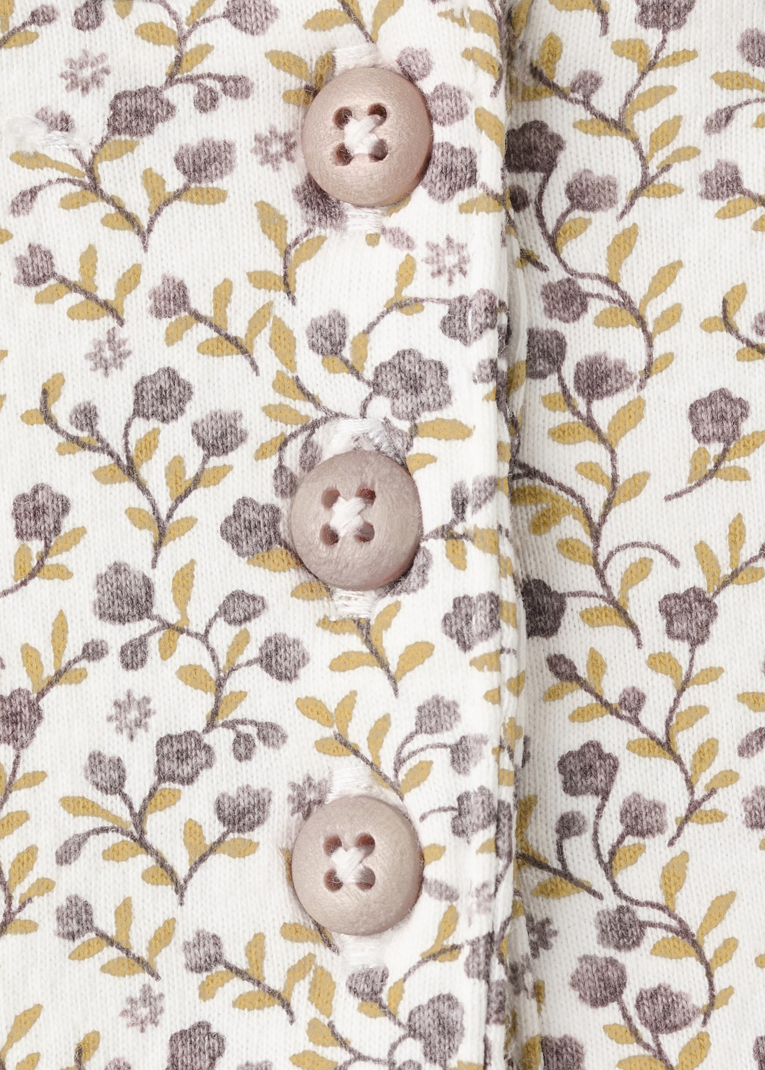 Cotton dress and romper with floral print - Details of the article 0