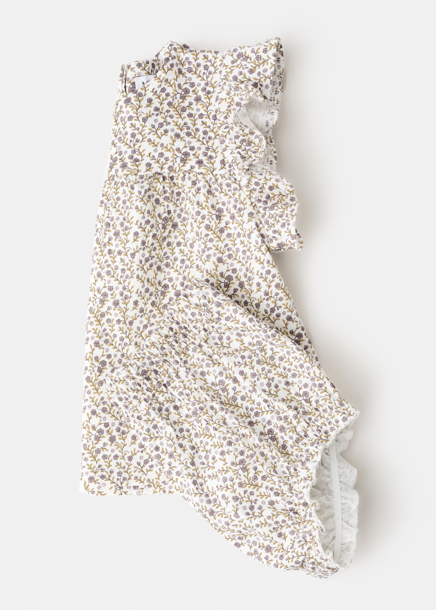 Cotton dress and romper with floral print - Details of the article 8