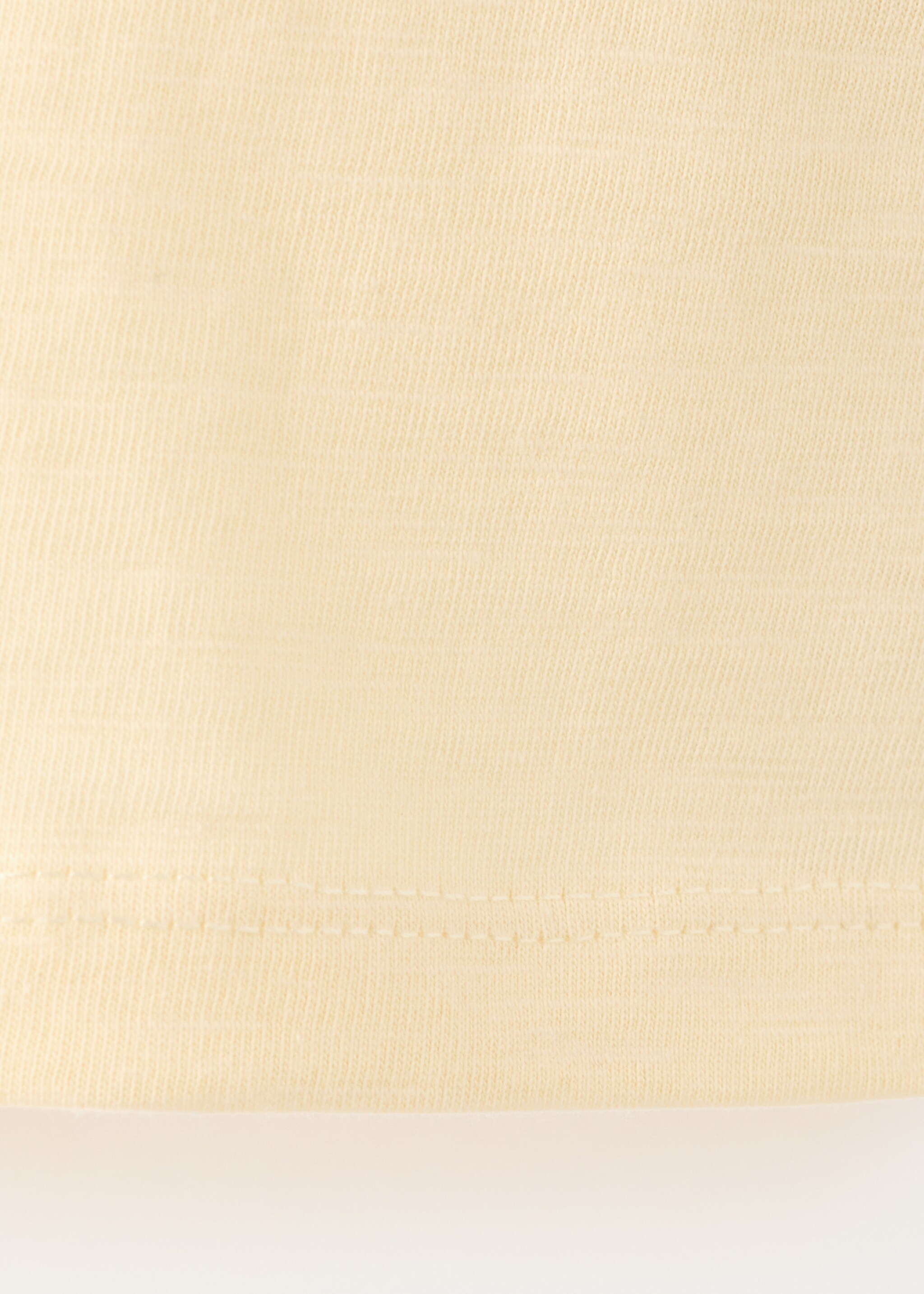 Chest-pocket cotton pocket polo shirt - Details of the article 0, Yellow. Ref: 27038265-00.