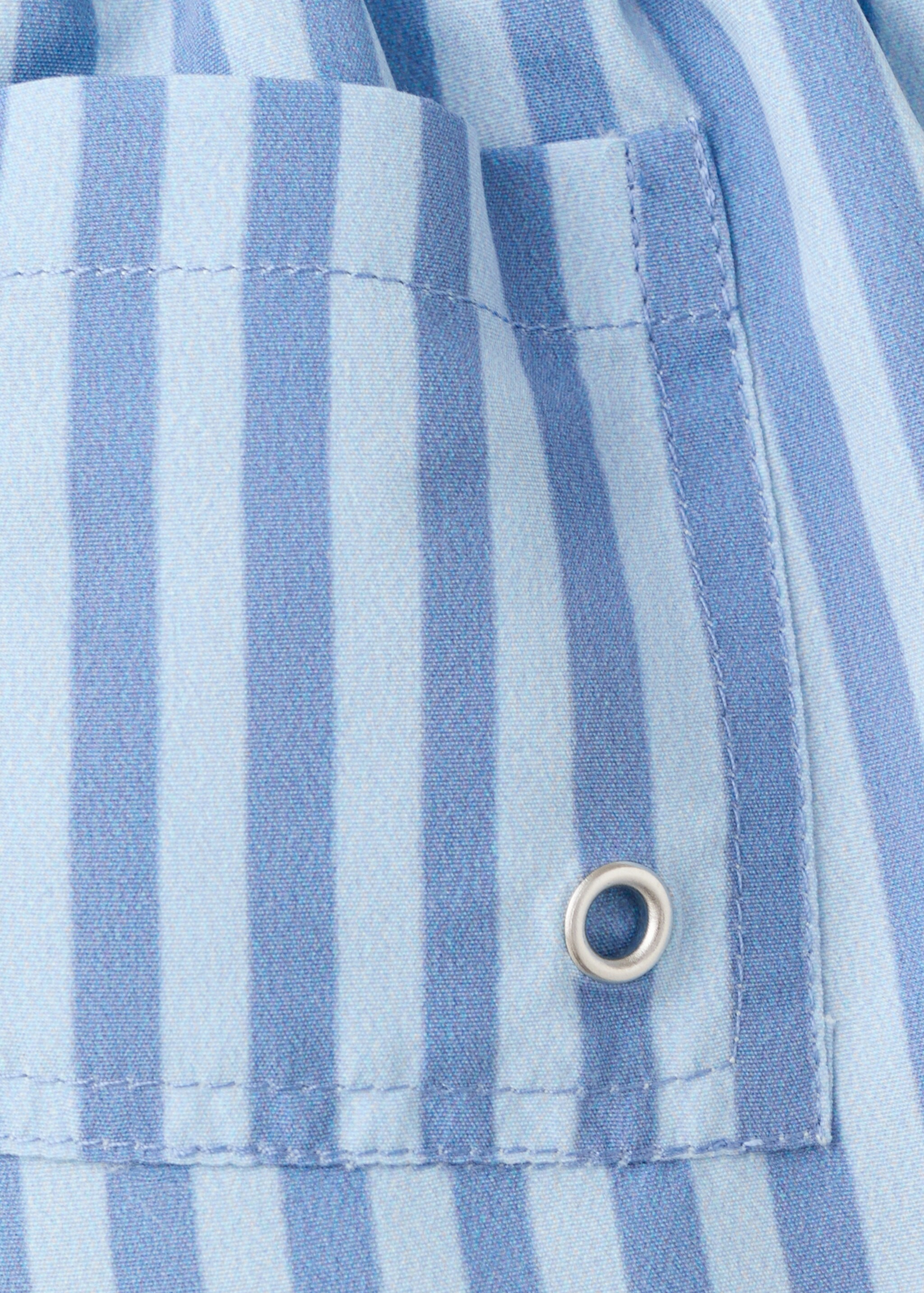 Striped swimsuit - Details of the article 0, Blue. Ref: 27038267-00.