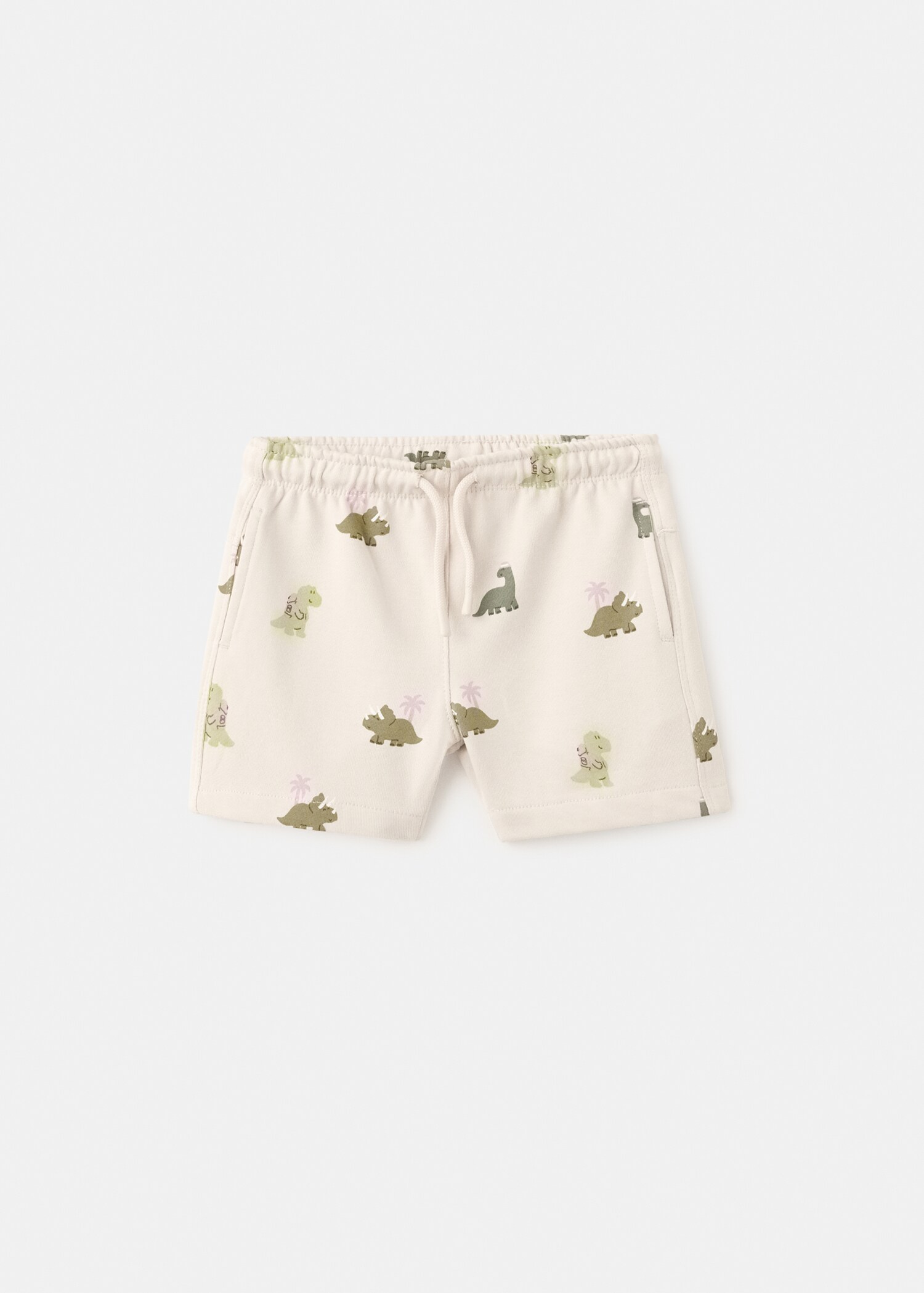 Printed cotton bermuda shorts - Article without model