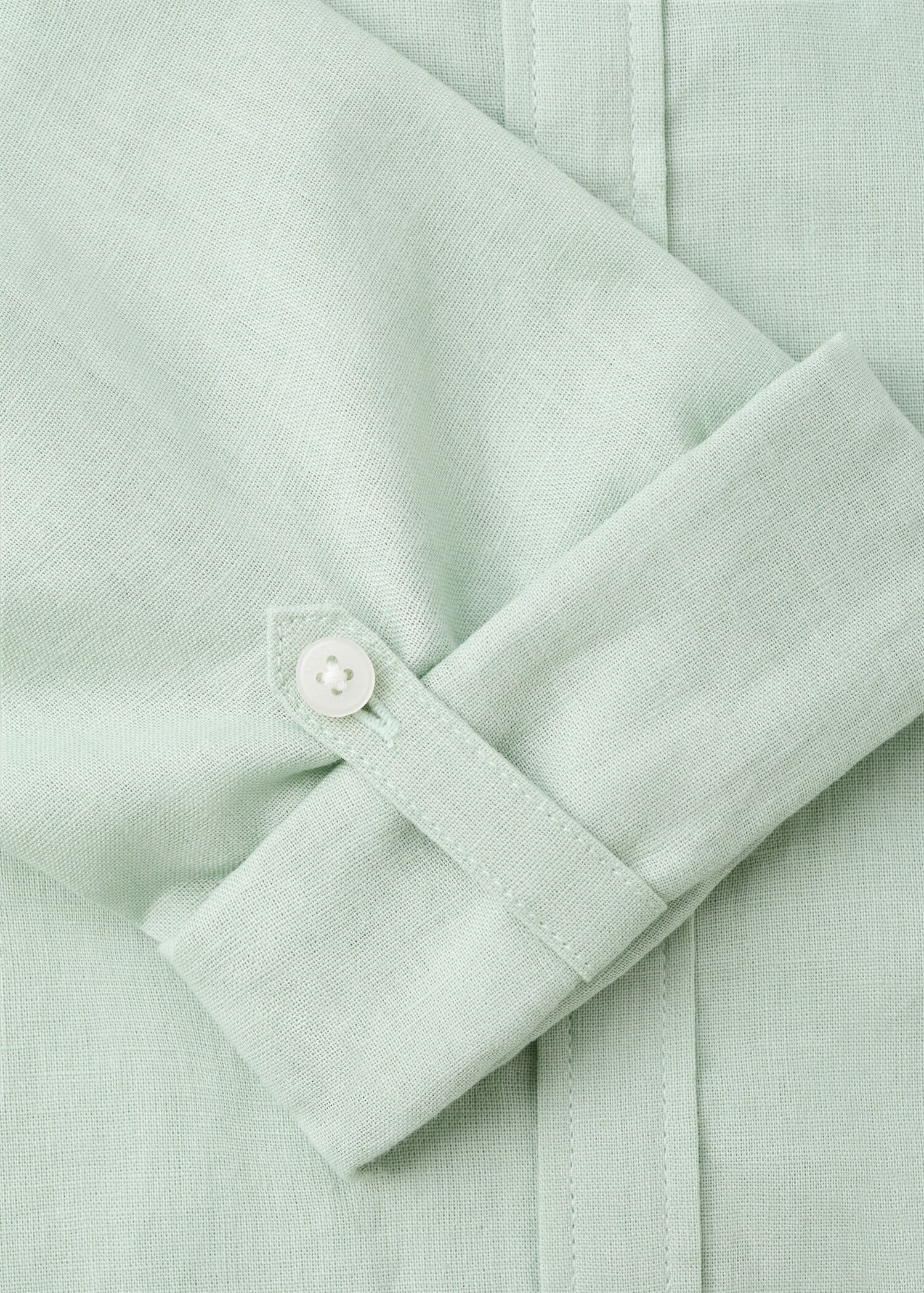 Cotton linen-blend shirt - Details of the article 0