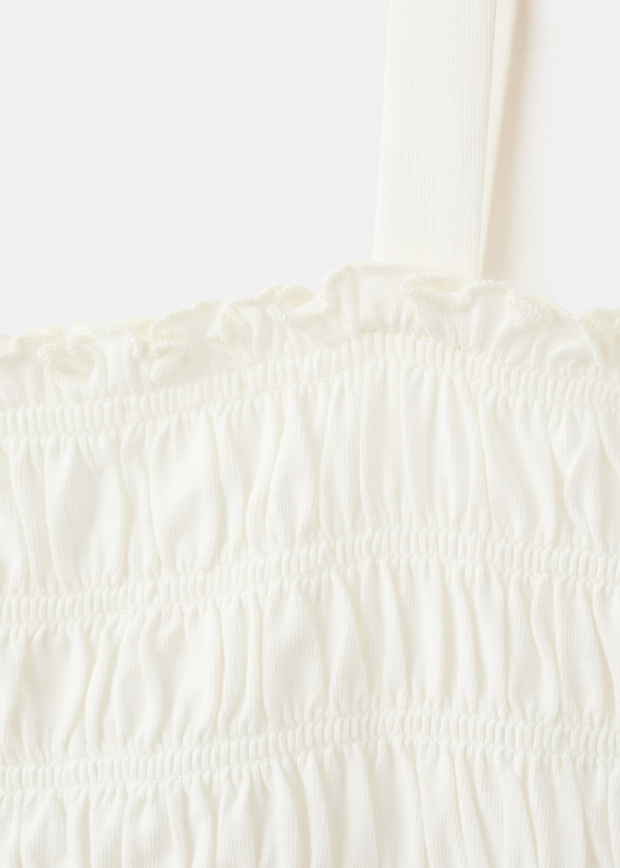 Short distressed jumpsuit - Details of the article 8, Off White. Ref: 27038663-00.