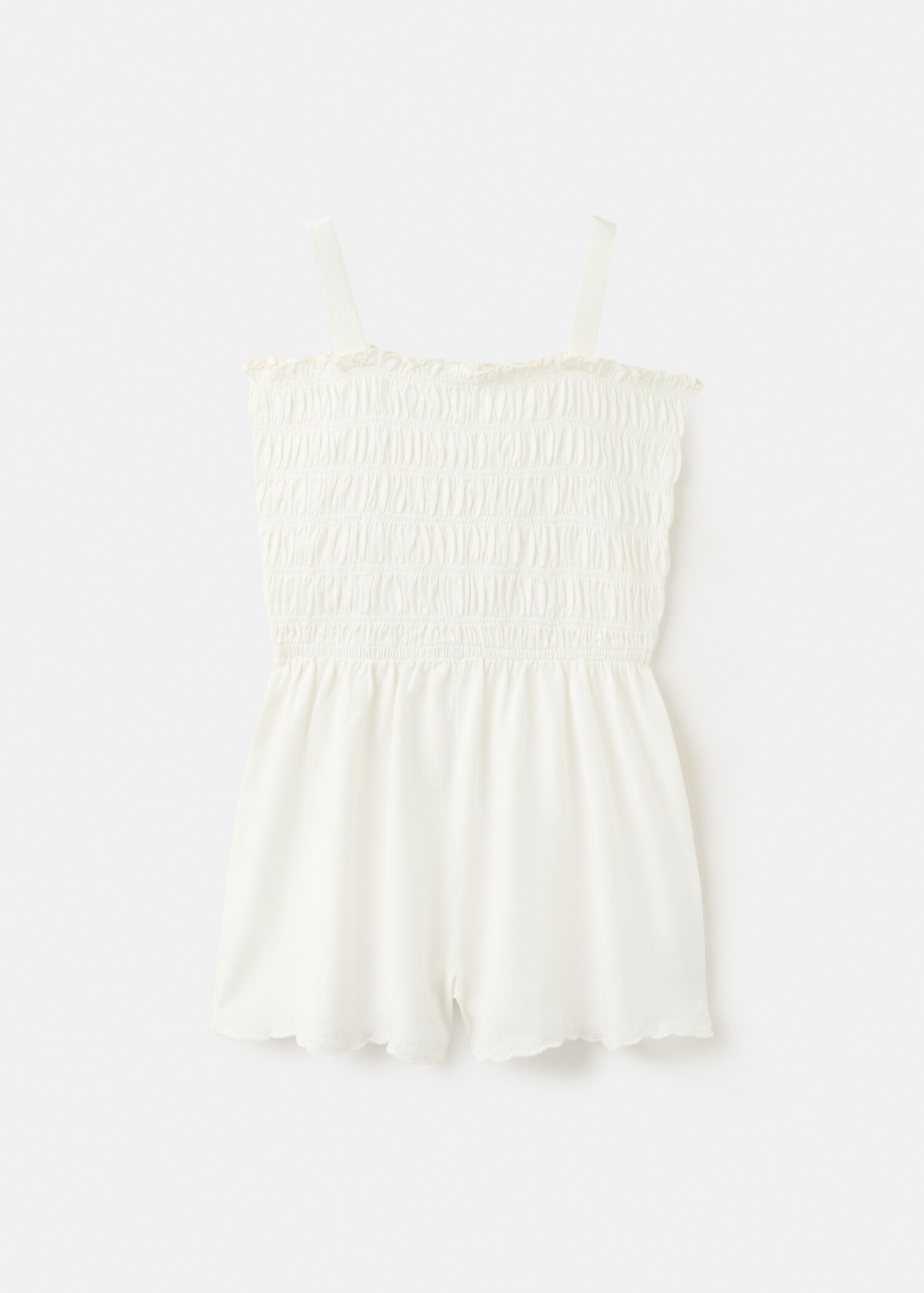 Short distressed jumpsuit - Reverse of the article