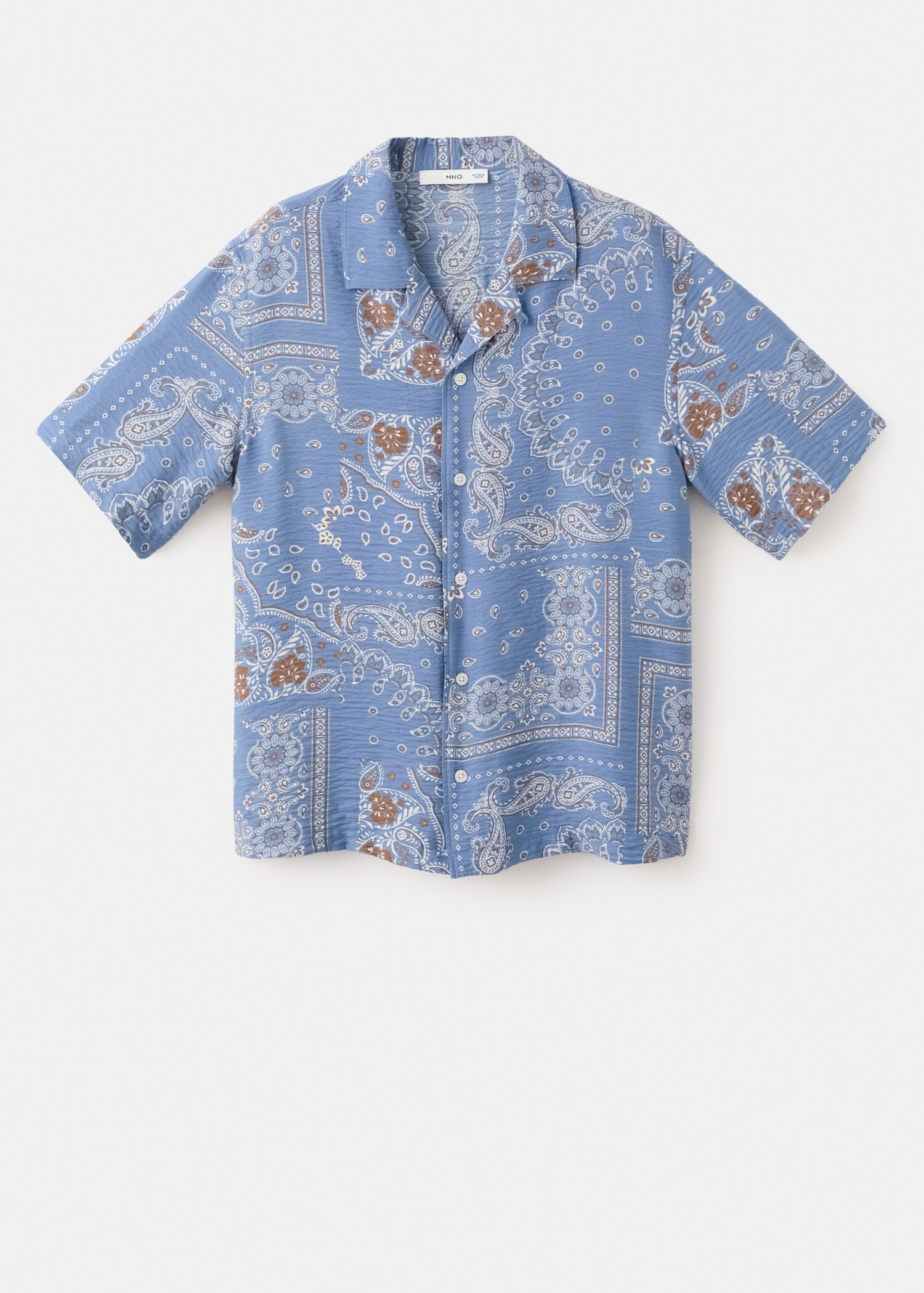 Πουκάμισο κοντομάνικο τύπωμα - Προϊόν χωρίς μοντέλο
