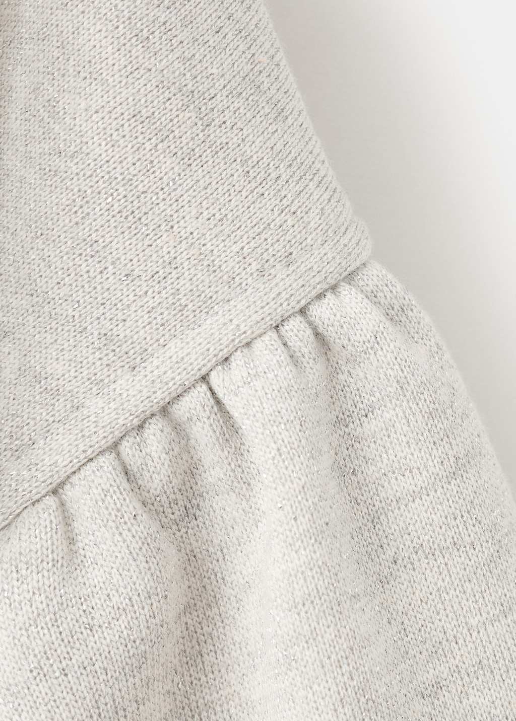 Sweatshirt with rhinestone star embellishments and lurex details