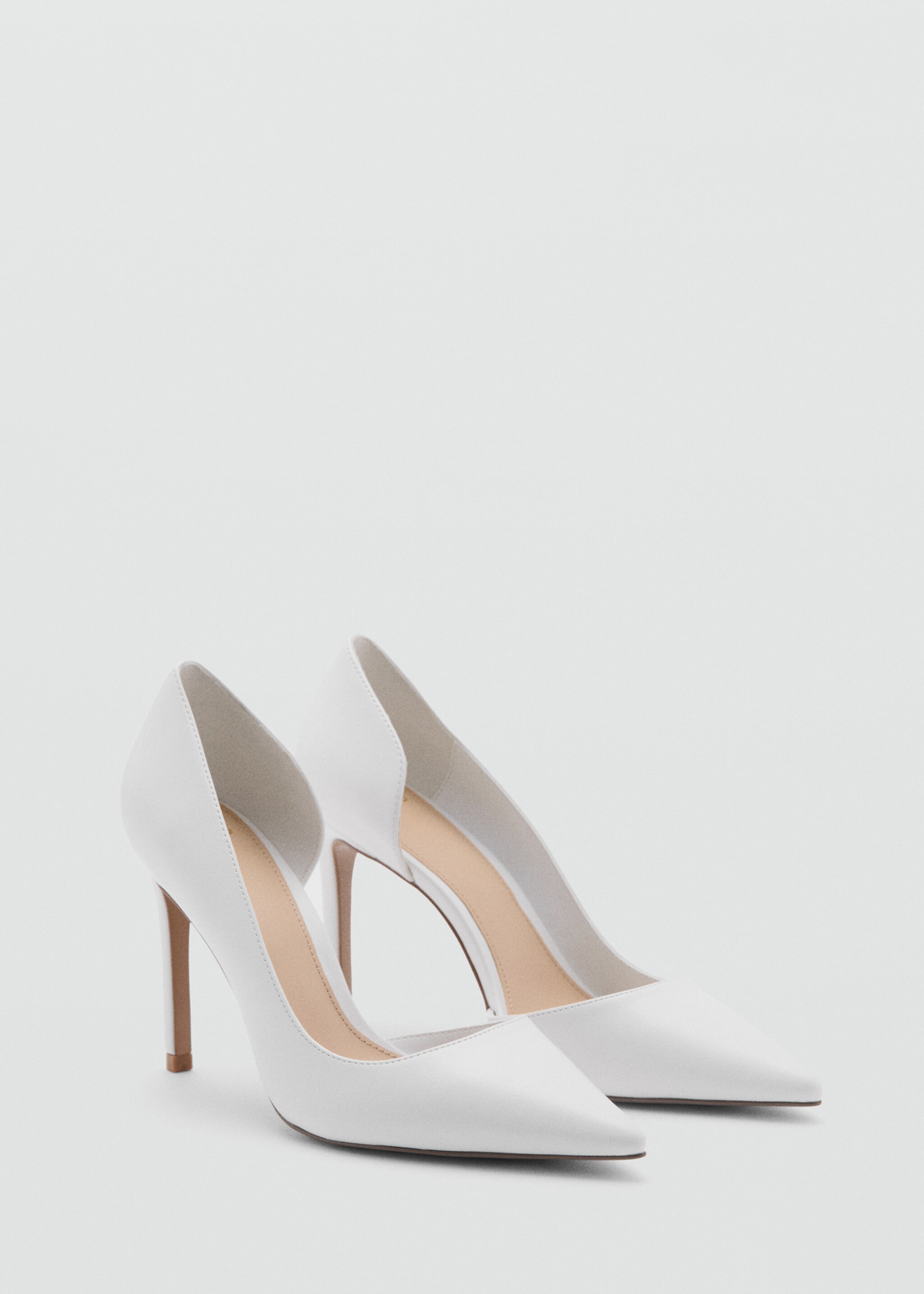 High-heeled shoes - Medium plane, White. Ref: 27041170-00.