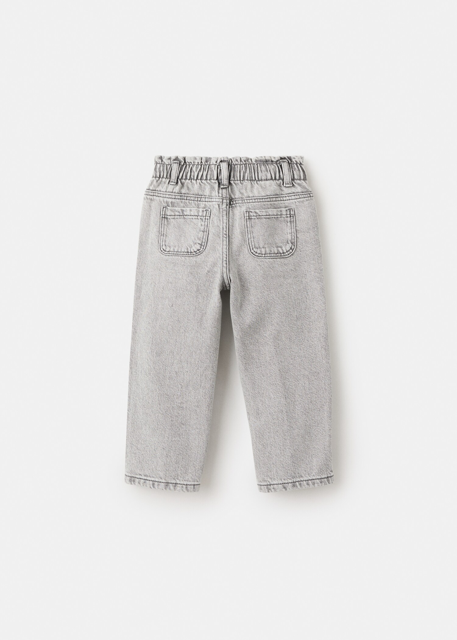 Paperbag jeans - Reverse of the article