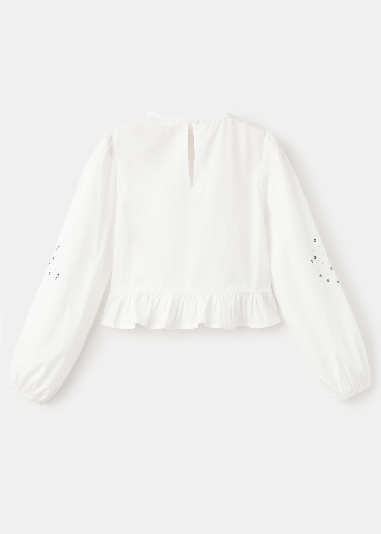 Beaded embroidered blouse - Reverse of the article