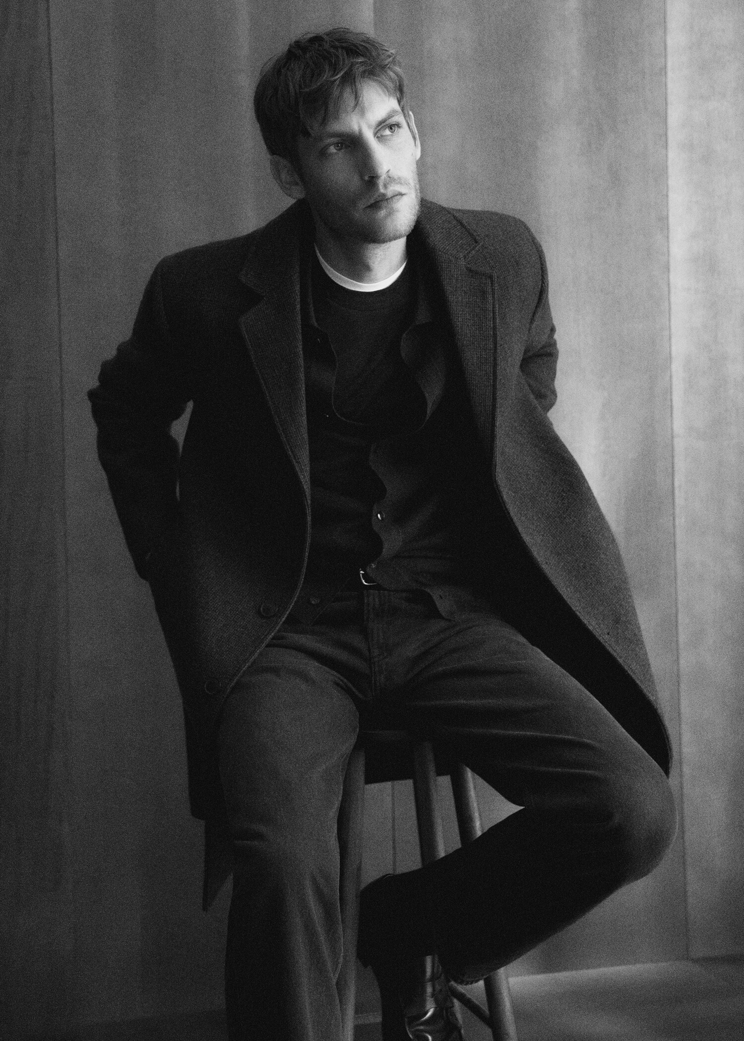 轻盈再生羊毛大衣 - null