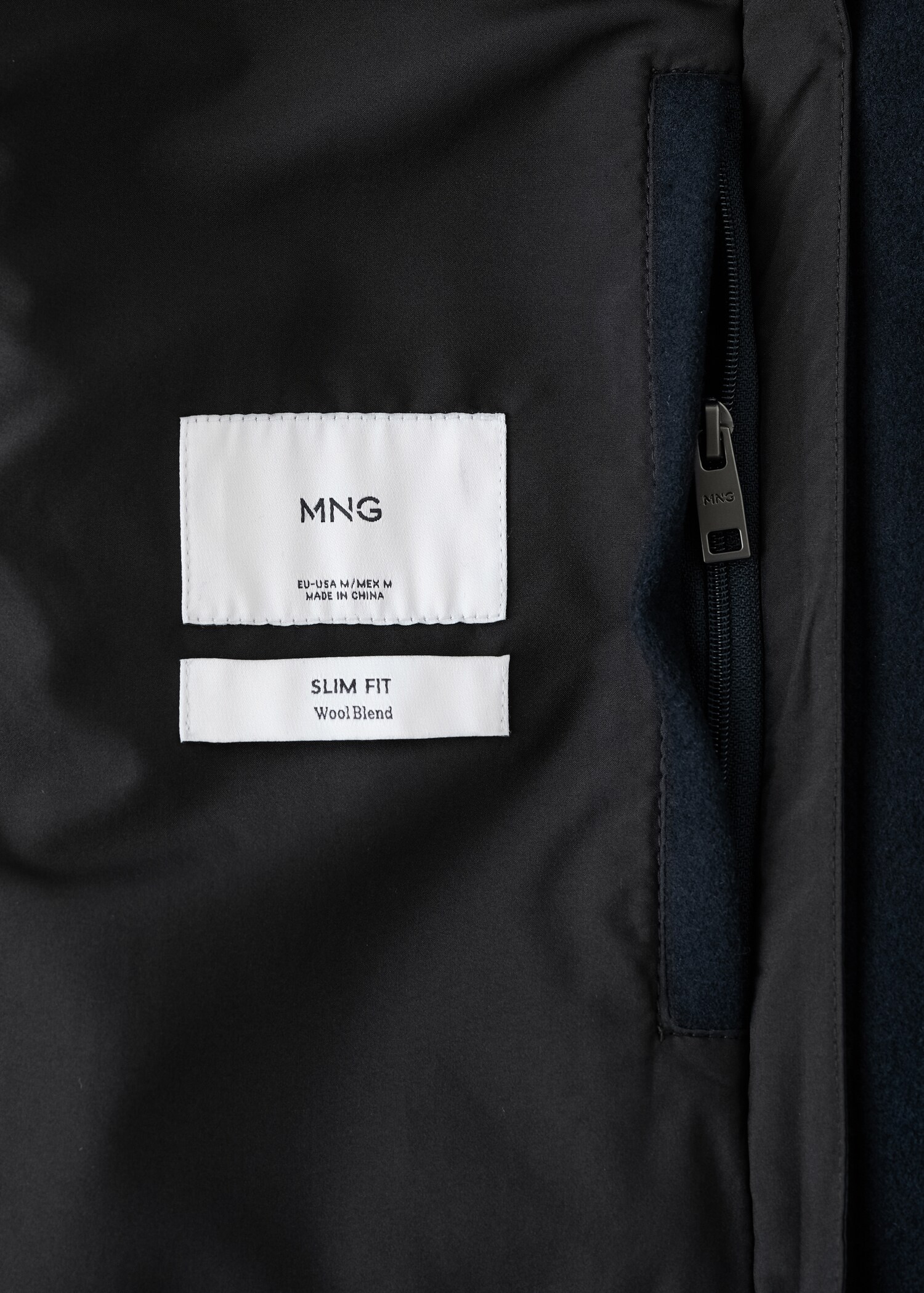 Abrigo lana cuello interior desmontable - Detalle del artículo 0