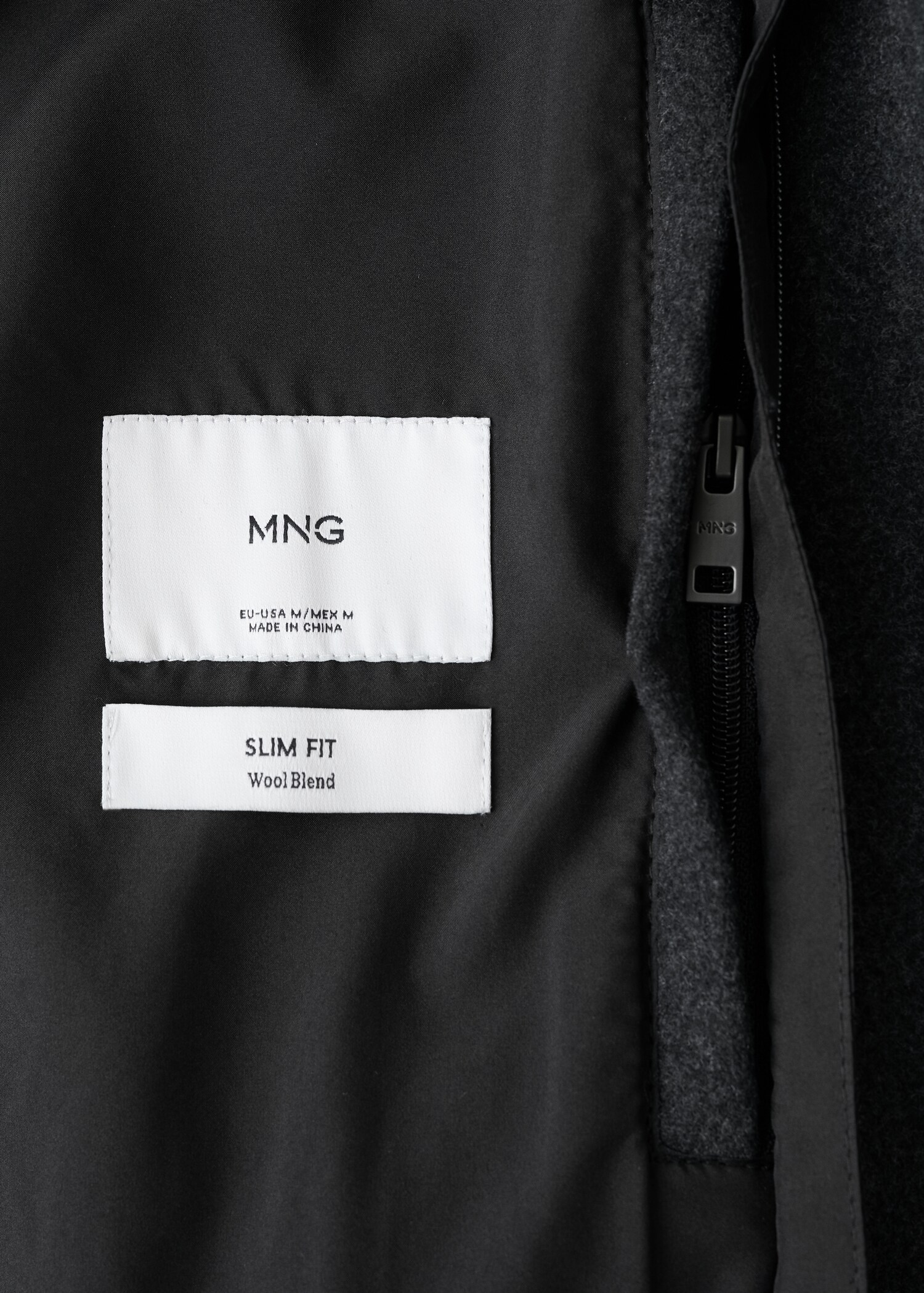 Abrigo lana cuello interior desmontable - Detalle del artículo 0