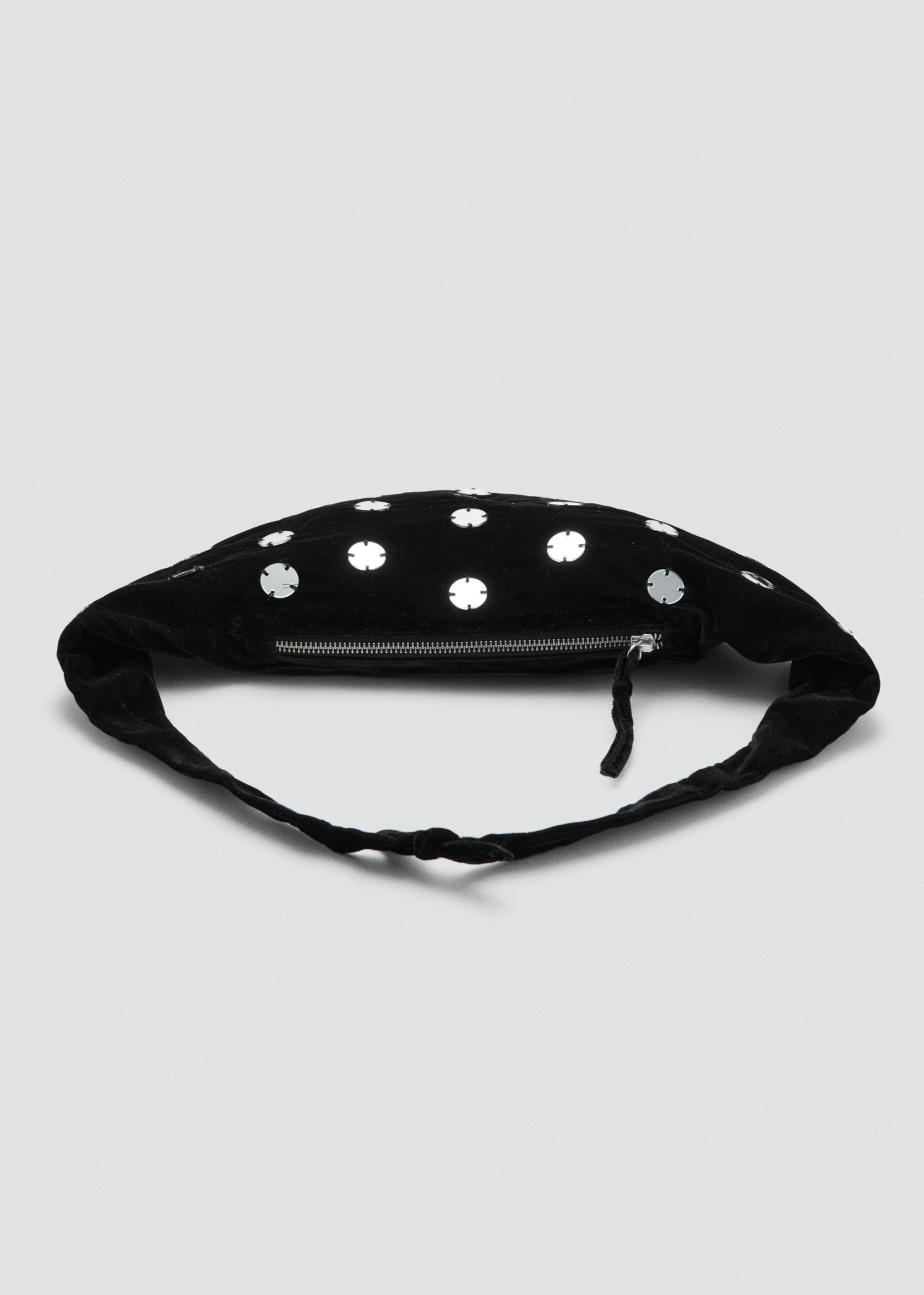 حقيبة مرصعة بالترتر - تفاصيل المنتج 3, أسود. Ref: 27041183-00.