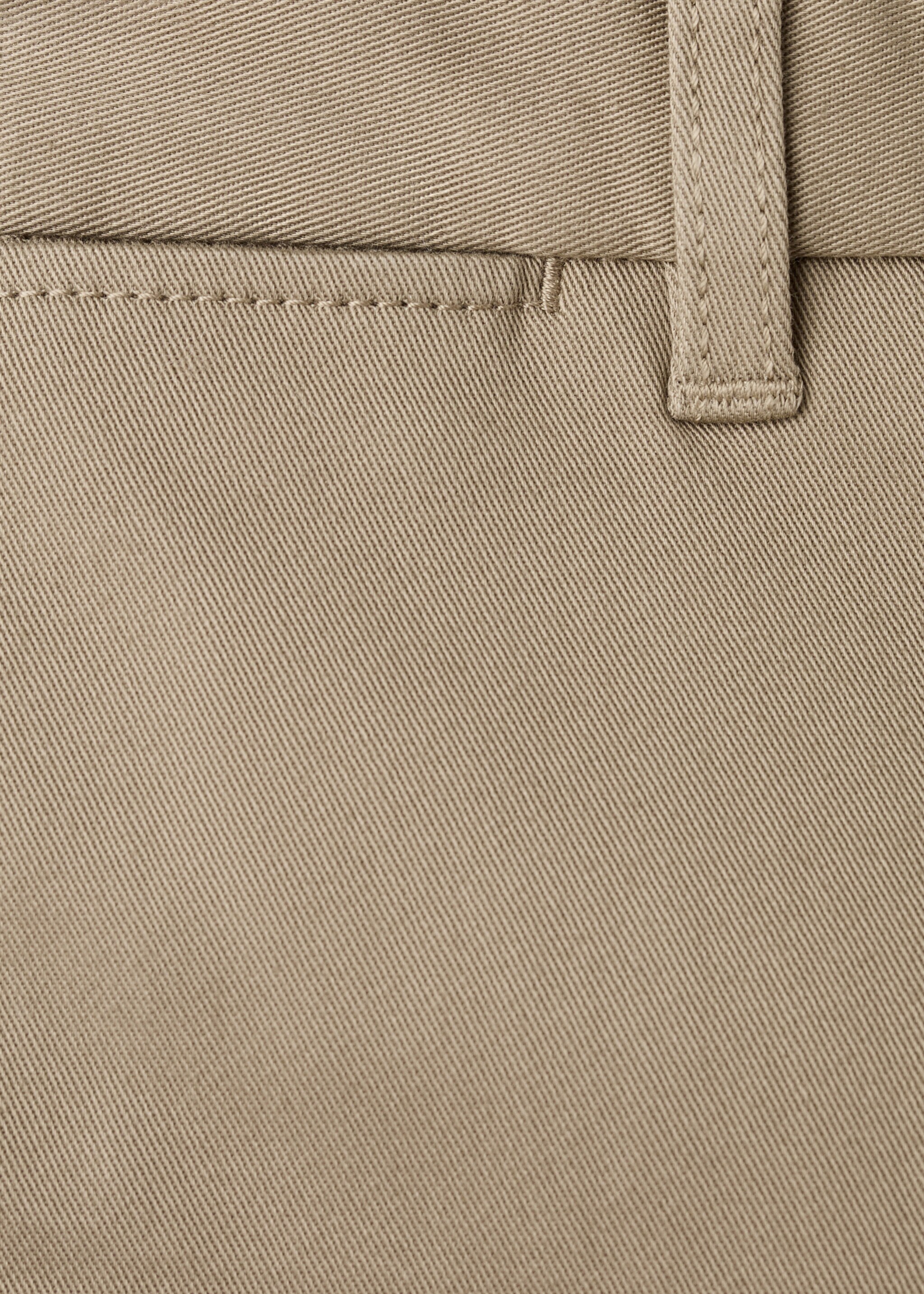 Barna slim-fit twill chino trousers - Details of the article 0, Beige. Ref: 27041187-00.