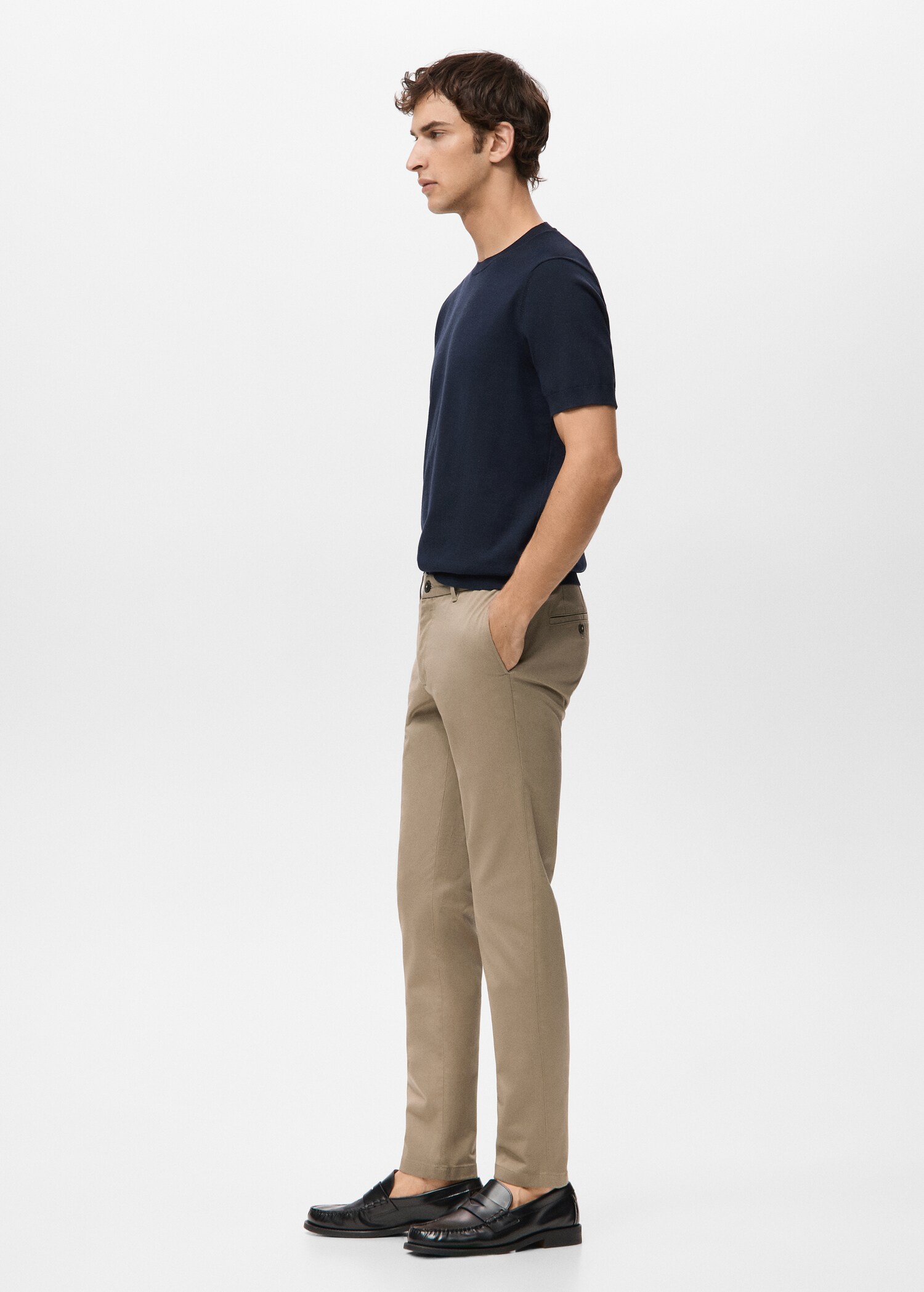 Pantalón Barna slim fit chino sarga - Detalle del artículo 2