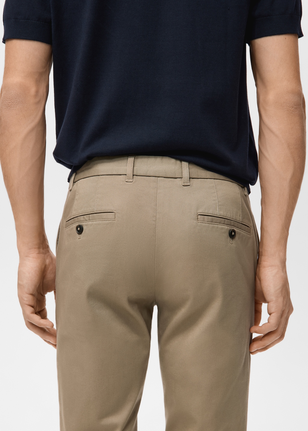 Barna slim-fit twill chino pants
