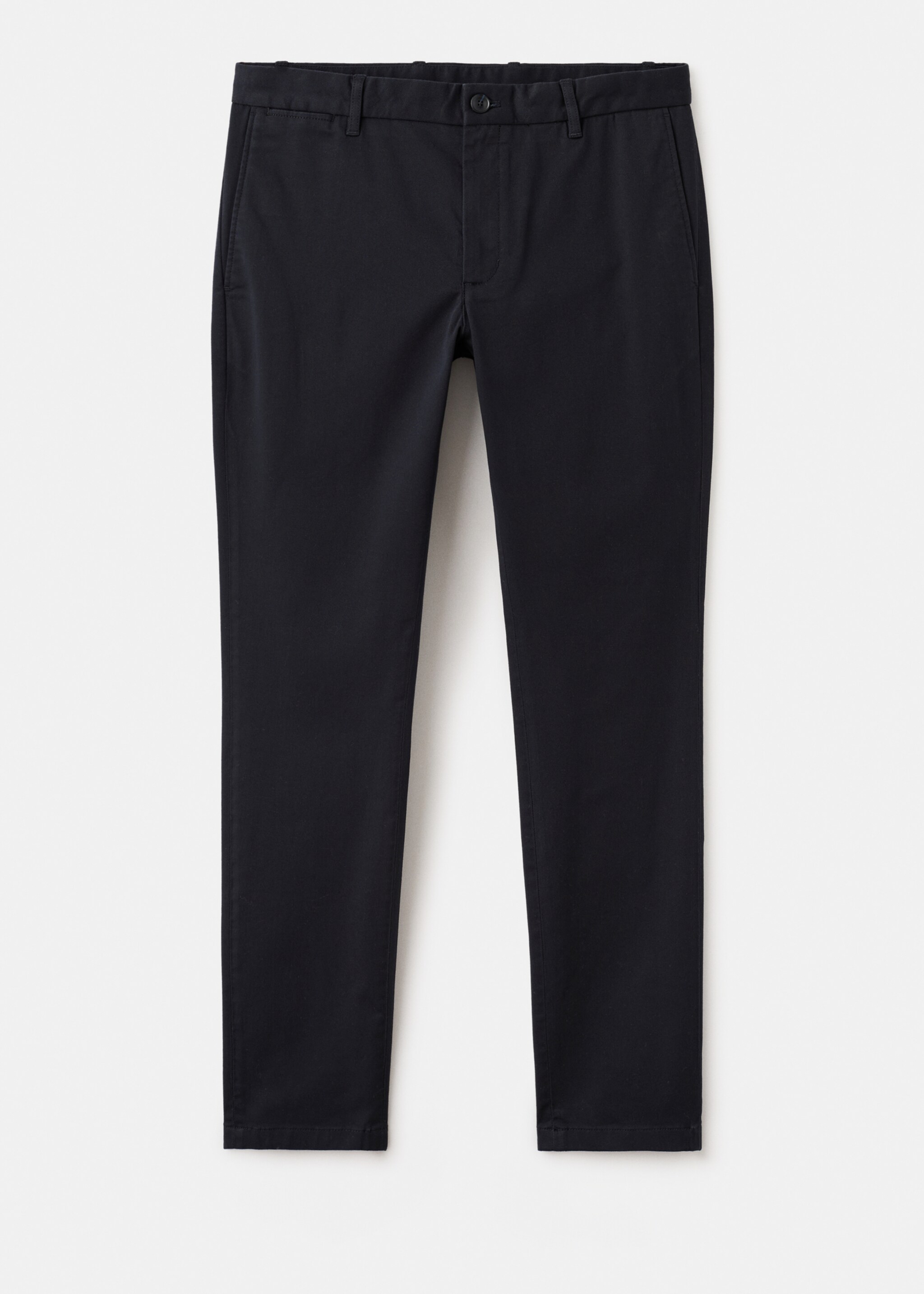 Barna slim-fit twill chino trousers - Article without model, Navy. Ref: 27041187-00.