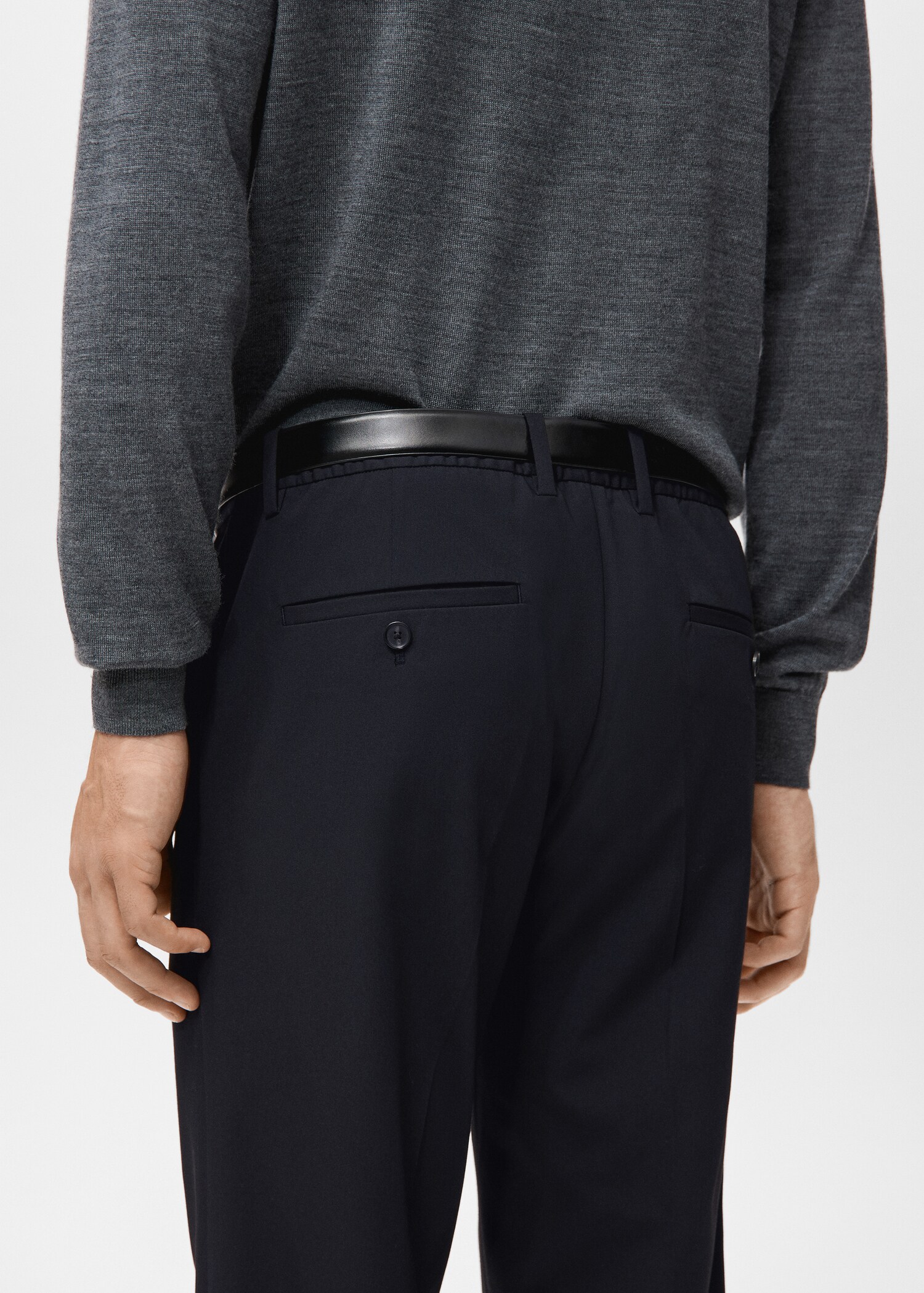 Pantalón Barna slim fit chino sarga - Detalle del artículo 6