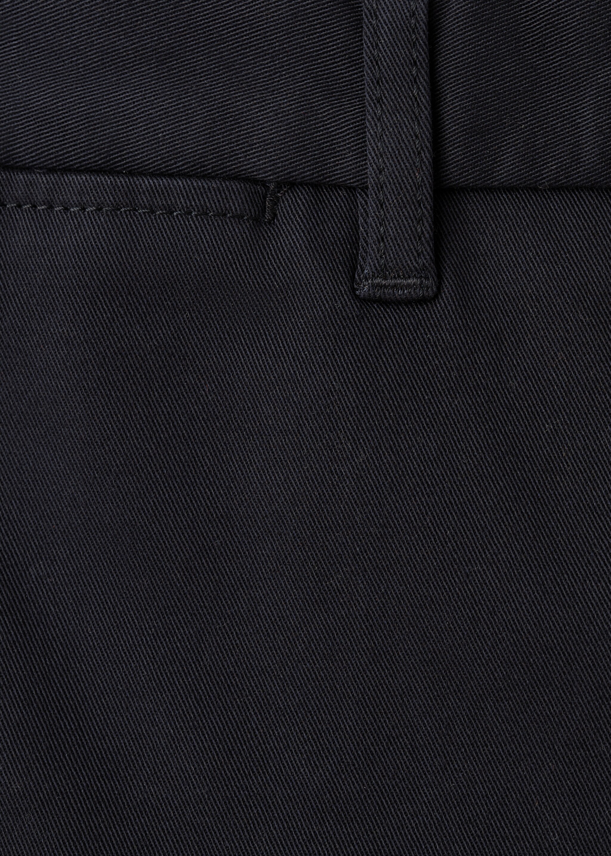 Barna slim-fit twill chino trousers - Details of the article 8, Navy. Ref: 27041187-00.