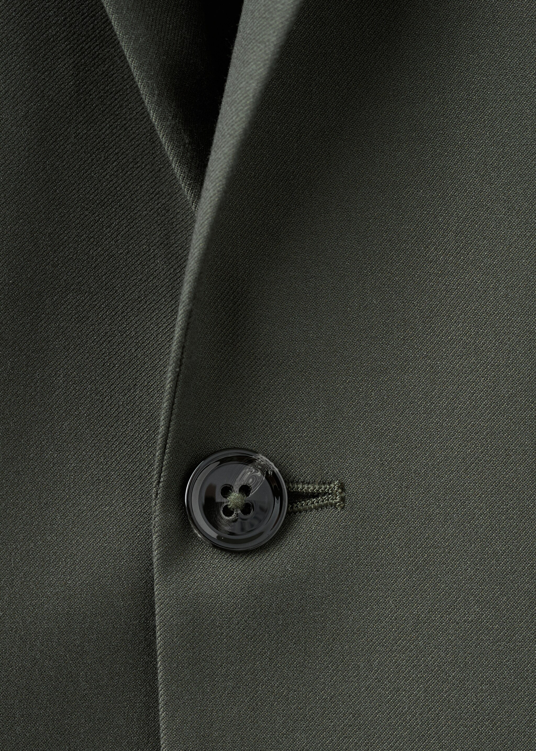 Milan slim-fit suit jacket - Details of the article 8, Khaki. Ref: 27041193-00.