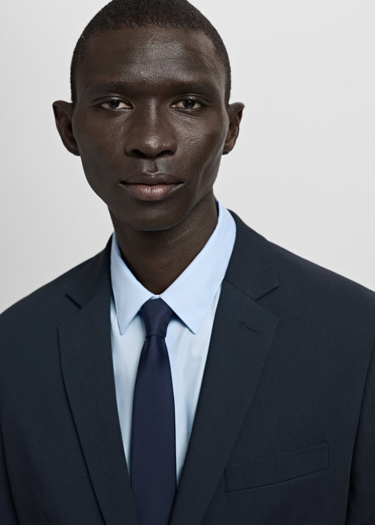 Super slim-fit suit jacket in stretch fabric - Details of the article 1