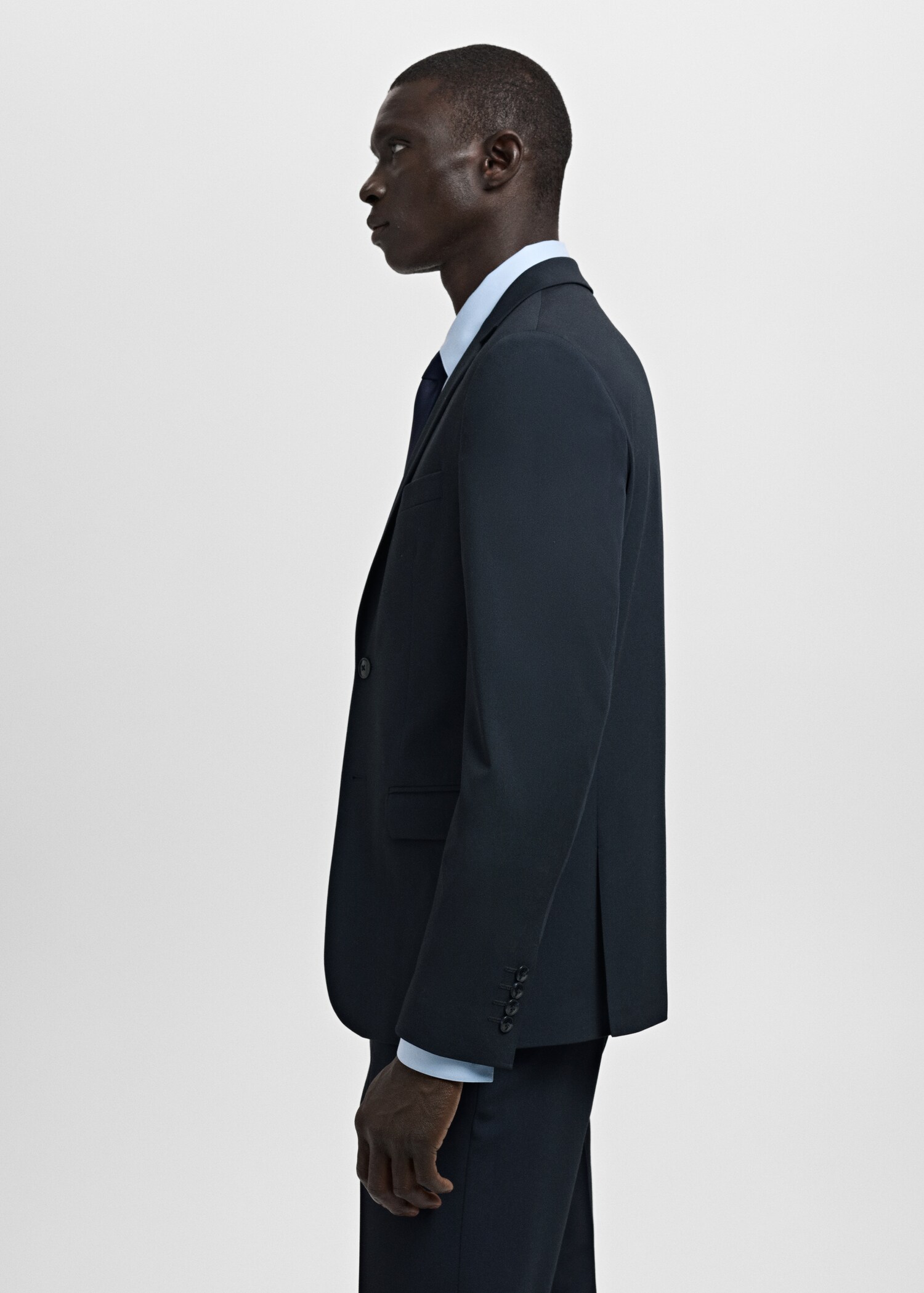 Super slim-fit suit jacket in stretch fabric - Details of the article 2