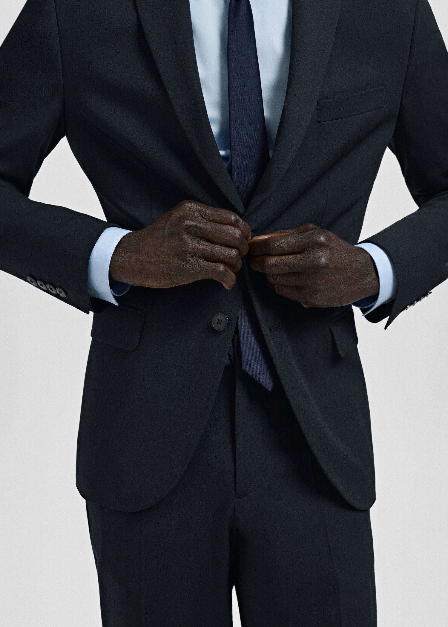 Super slim-fit suit jacket in stretch fabric - Details of the article 6
