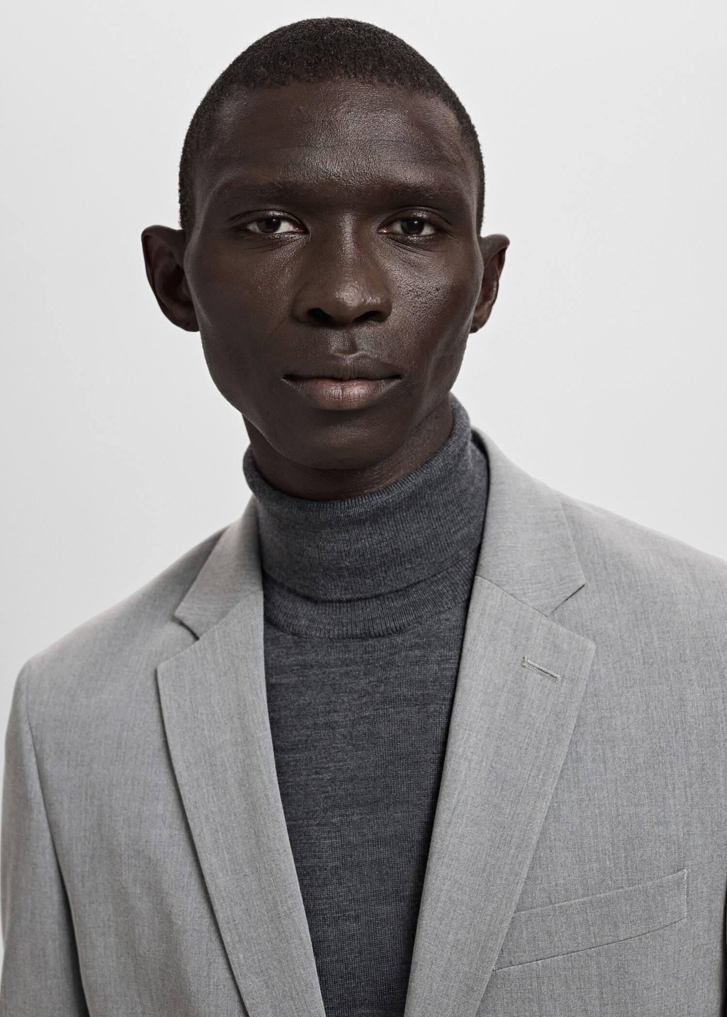 Super slim-fit suit jacket in stretch fabric - Details of the article 1