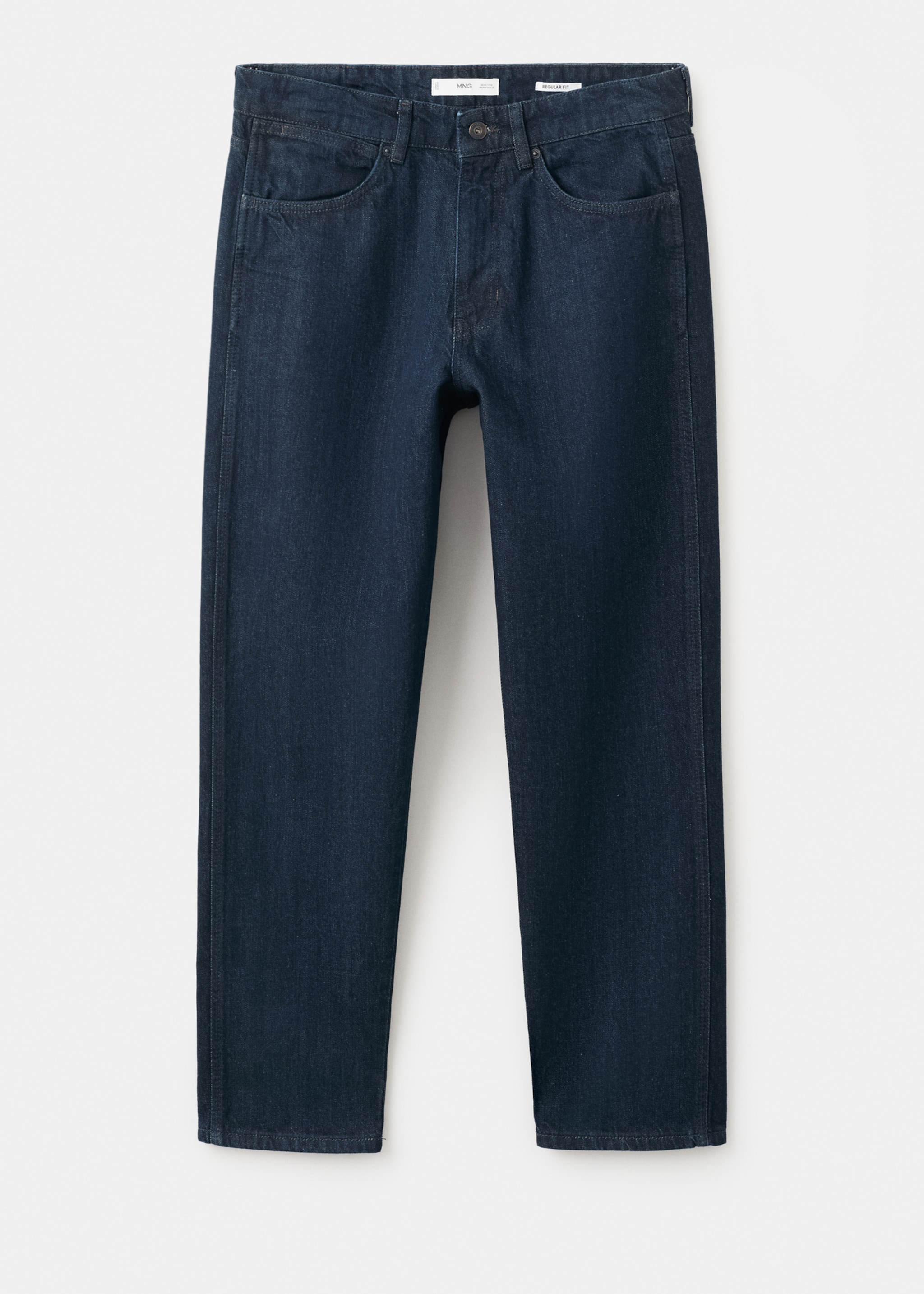 Regular-Fit-Baumwollhose - Artikel ohne Model, Blau. Ref: 27041199-00.