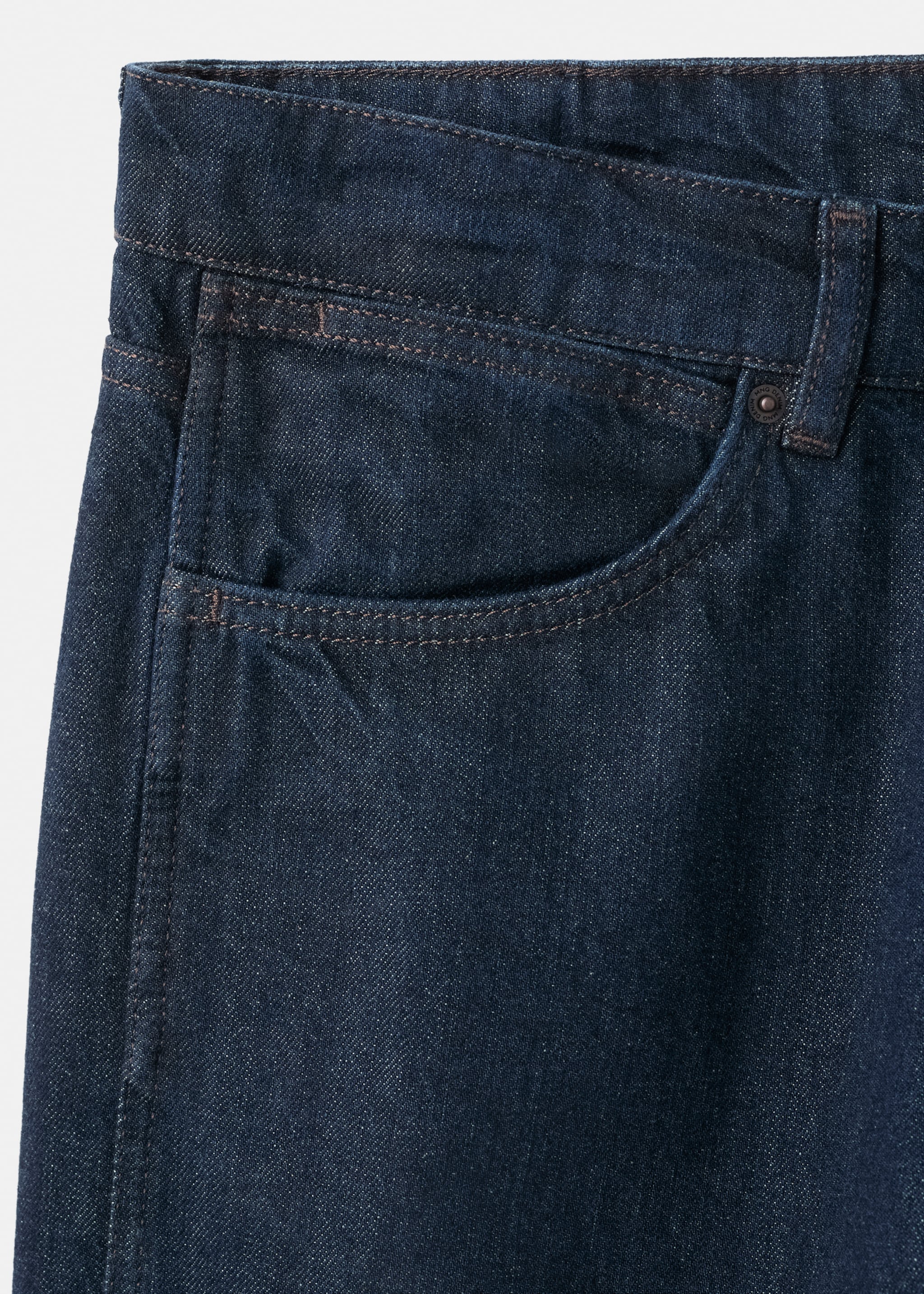 Regular-Fit-Baumwollhose - Detail des Artikels 0, Blau. Ref: 27041199-00.
