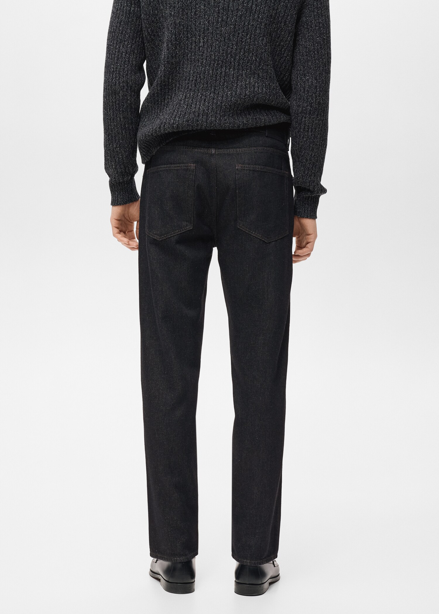 Regular-Fit-Baumwollhose - Rückseite des Artikels