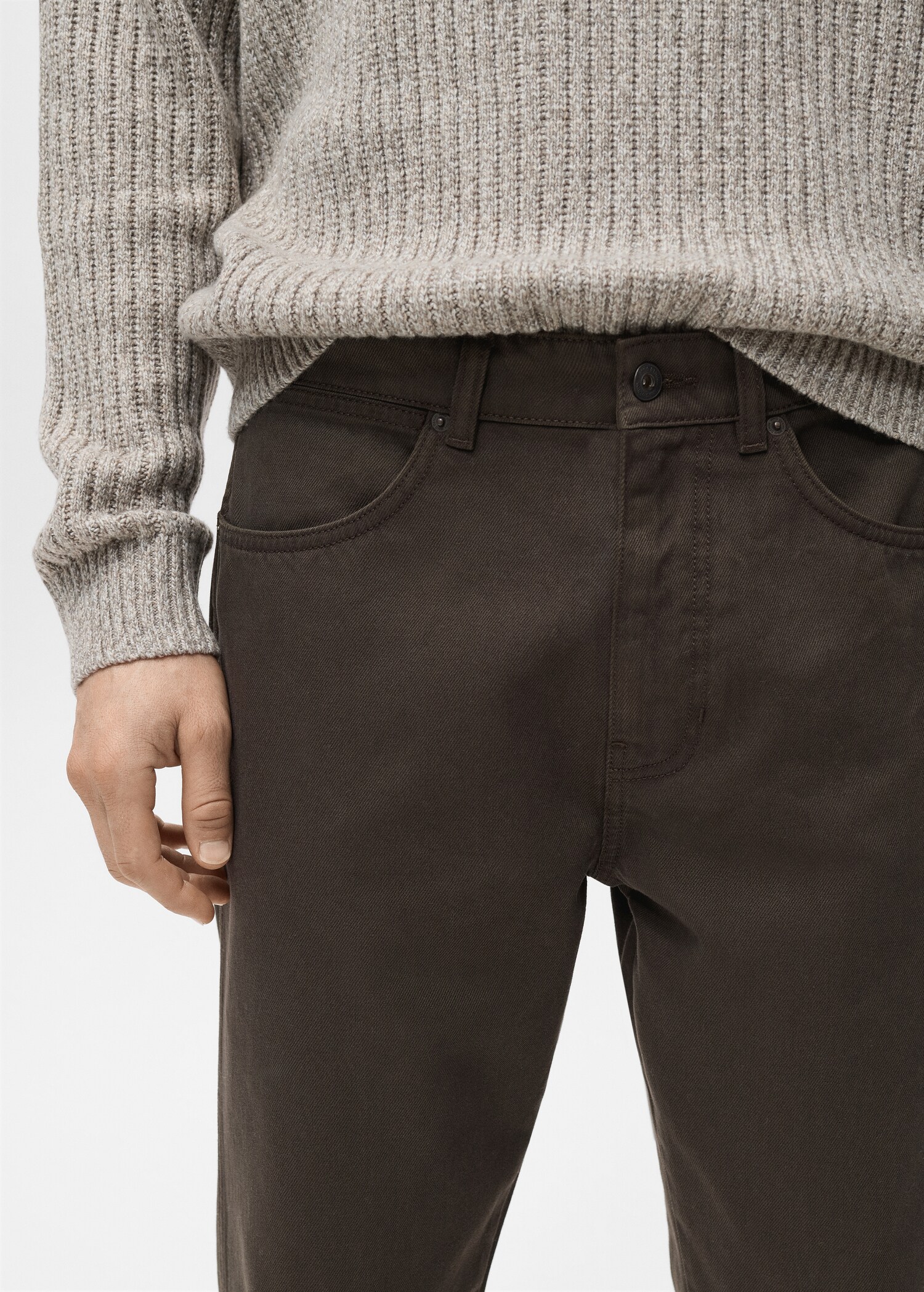 Regular-Fit-Baumwollhose - Detail des Artikels 1