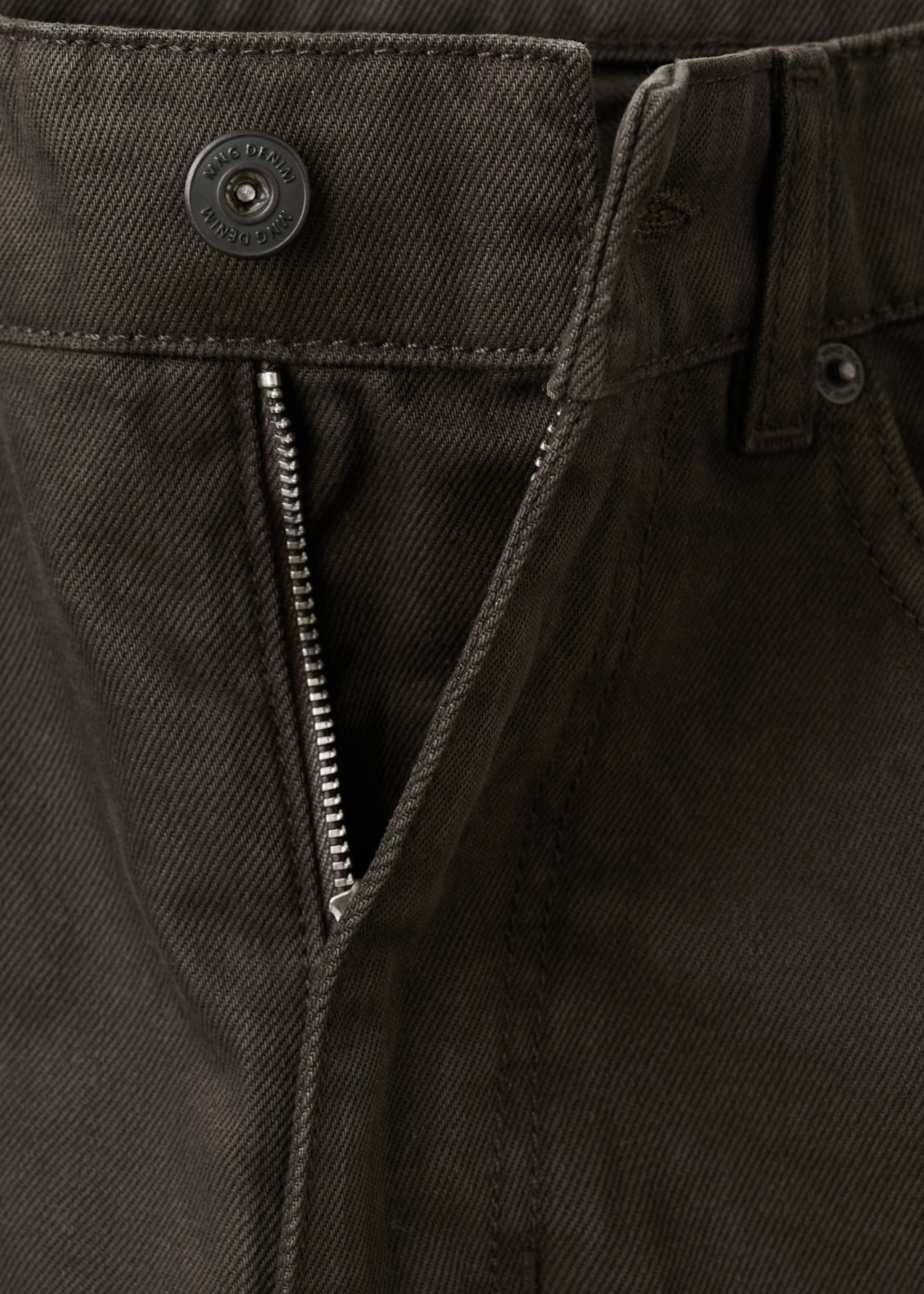 Regular-Fit-Baumwollhose - Detail des Artikels 8, Schokolade. Ref: 27041201-00.