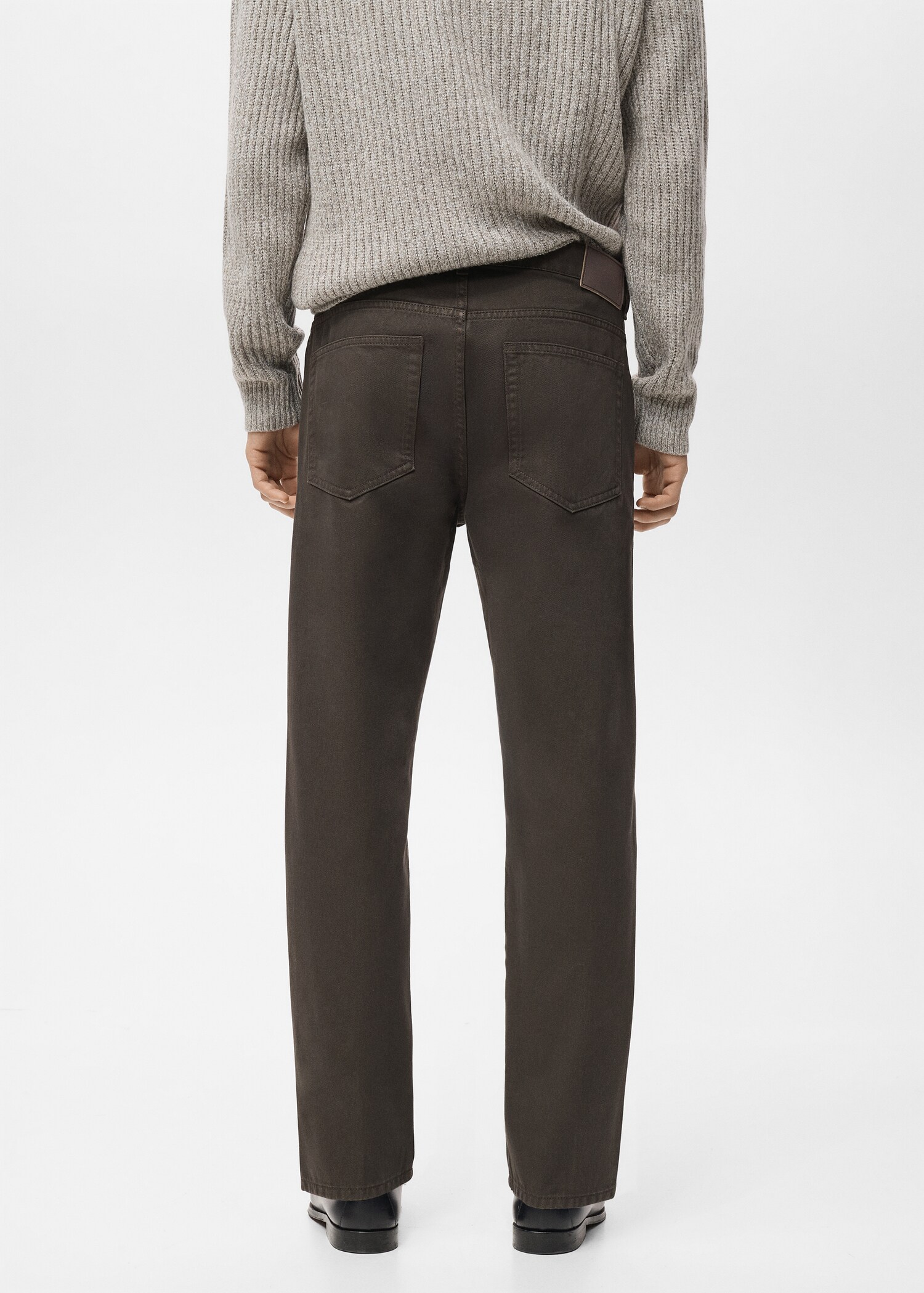 Regular-Fit-Baumwollhose - Rückseite des Artikels