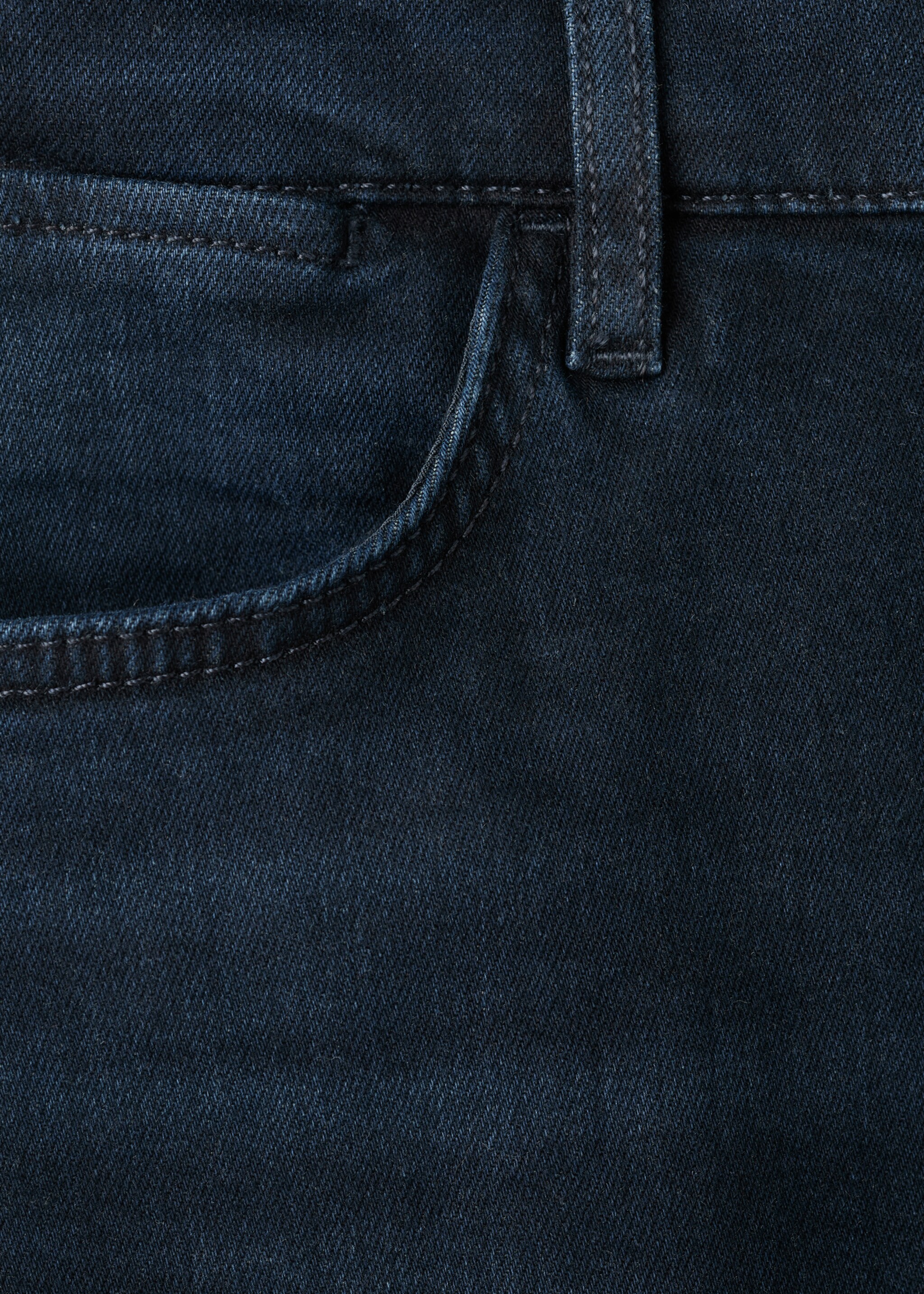 Jean Patrick slim fit Ultra Soft Touch - Détail de l'article 8, Bleu foncé intense. Ref: 27041202-00.