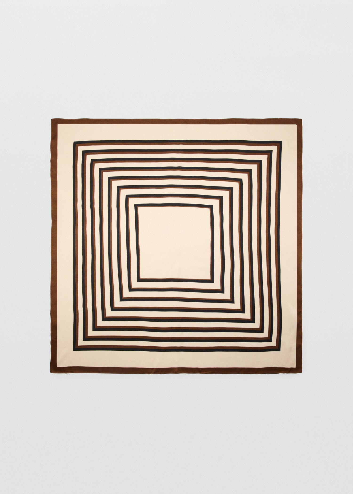 Geometric stripe-print scarf - Article without model