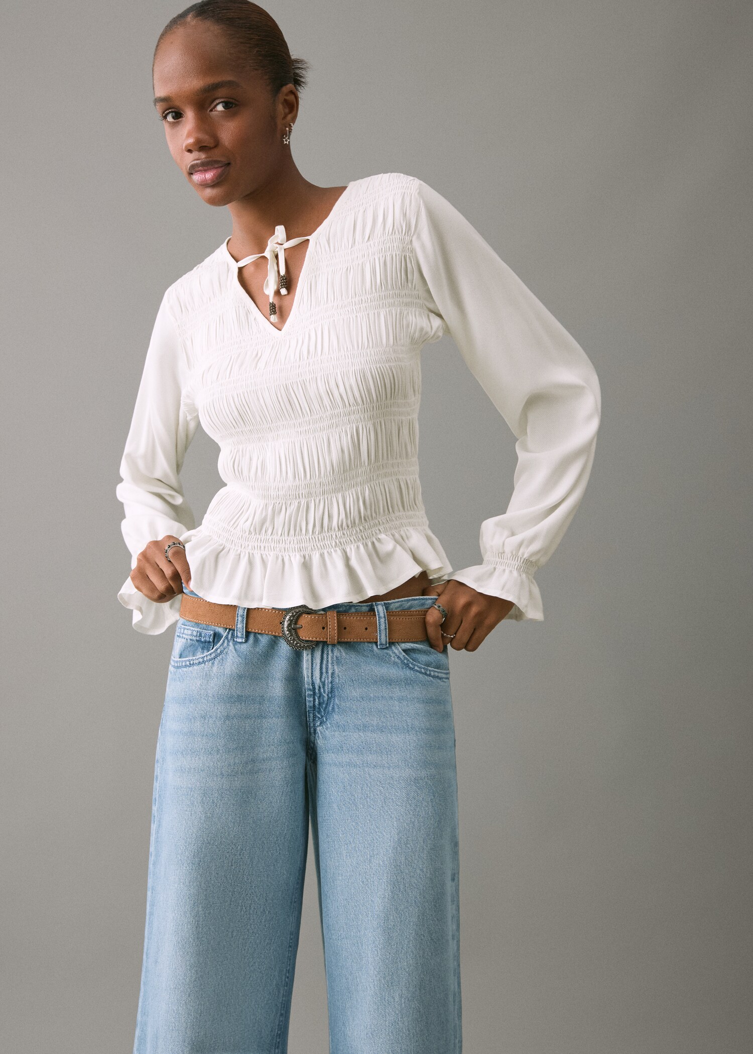 Jeans wideleg aberturas - Detalle del artículo 1