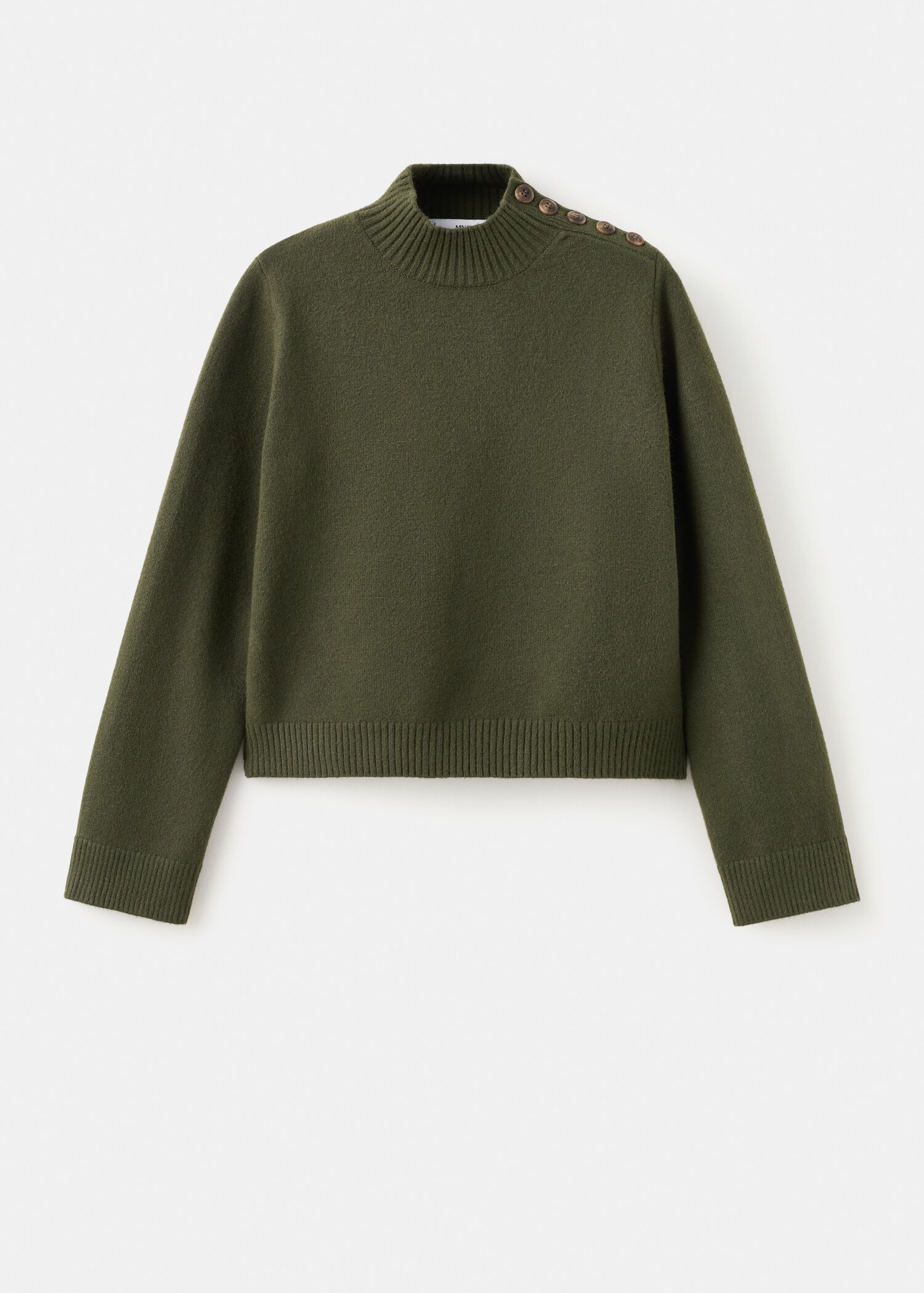 Pull col cheminée à boutons - Article sans modèle