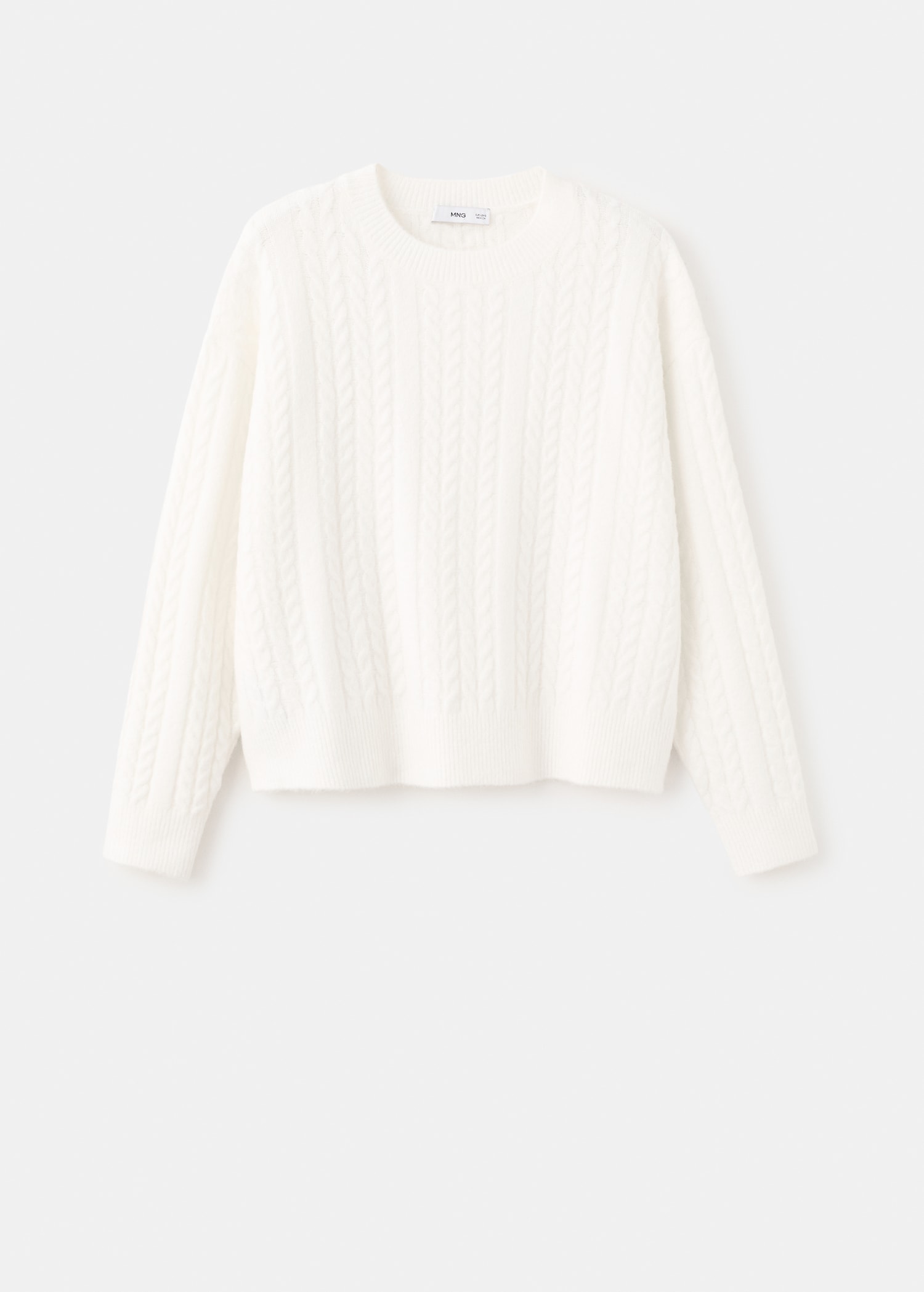 Braided knitted sweater - Article without model