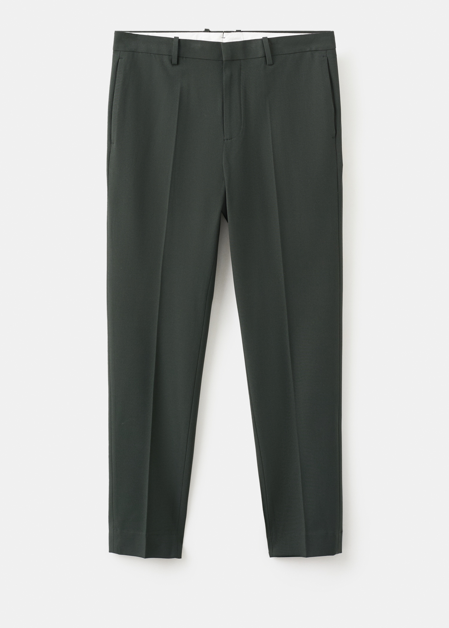 Stretch fabric super slim-fit suit trousers - Article without model
