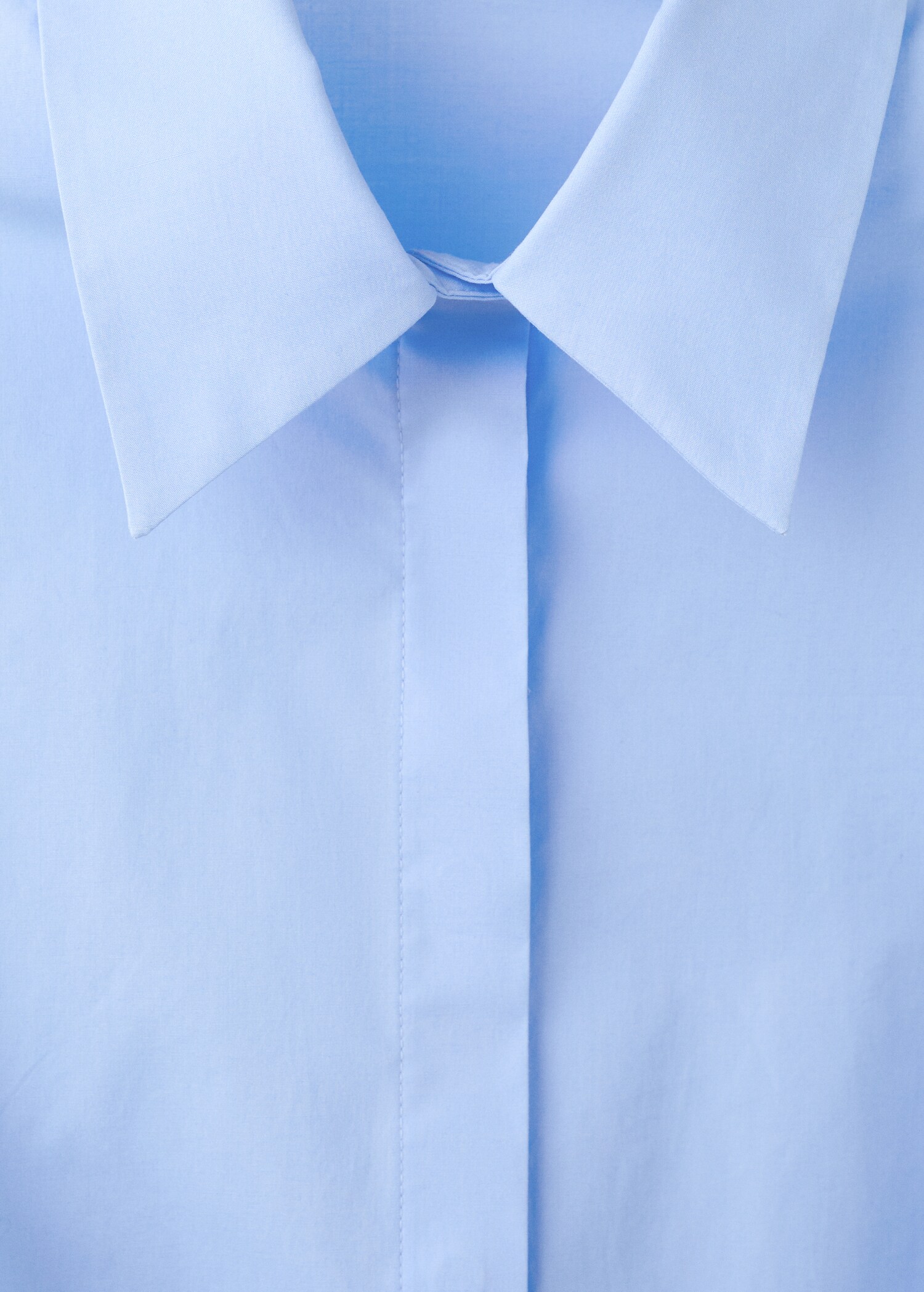Slim-fit poplin shirt - Details of the article 8