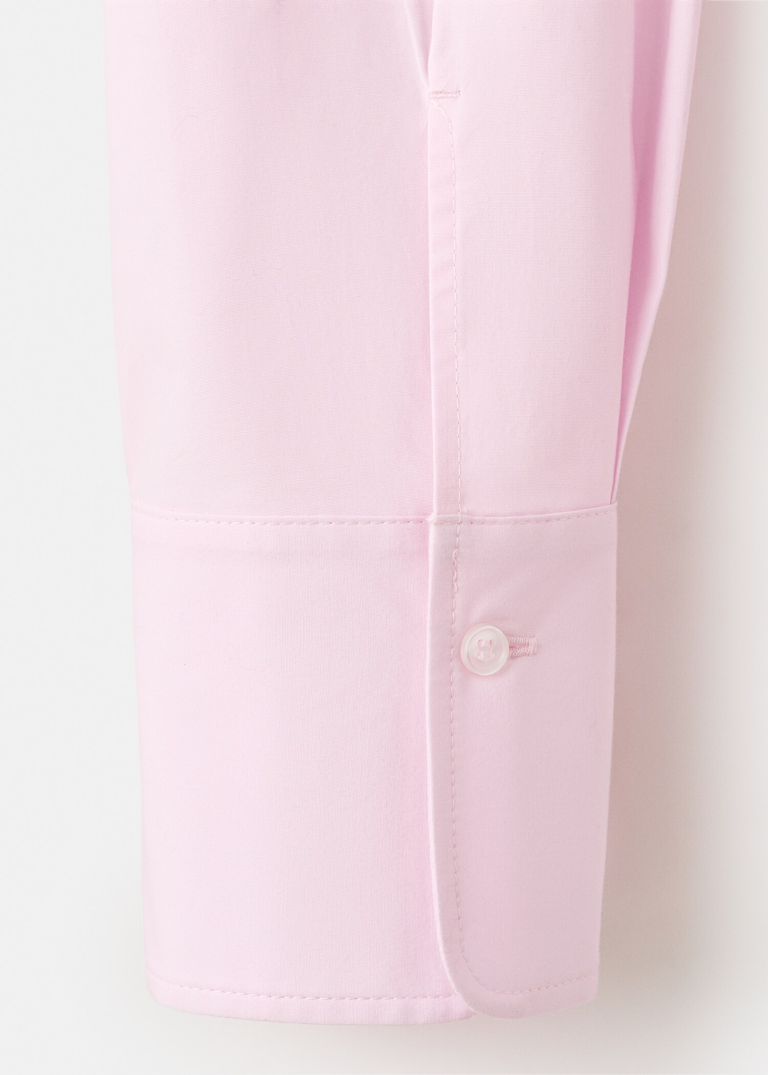 Slim-fit poplin shirt - Details of the article 0