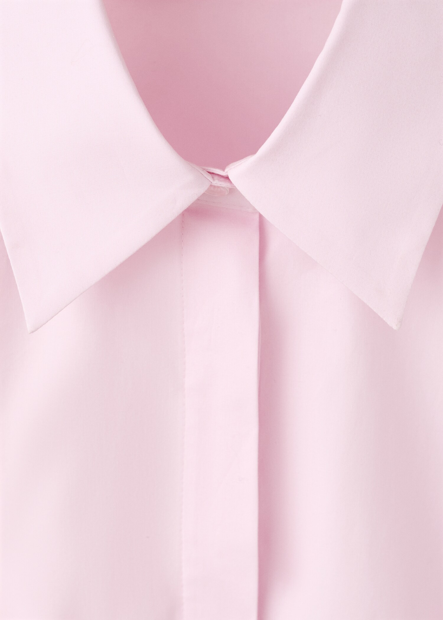Slim-fit poplin shirt - Details of the article 8