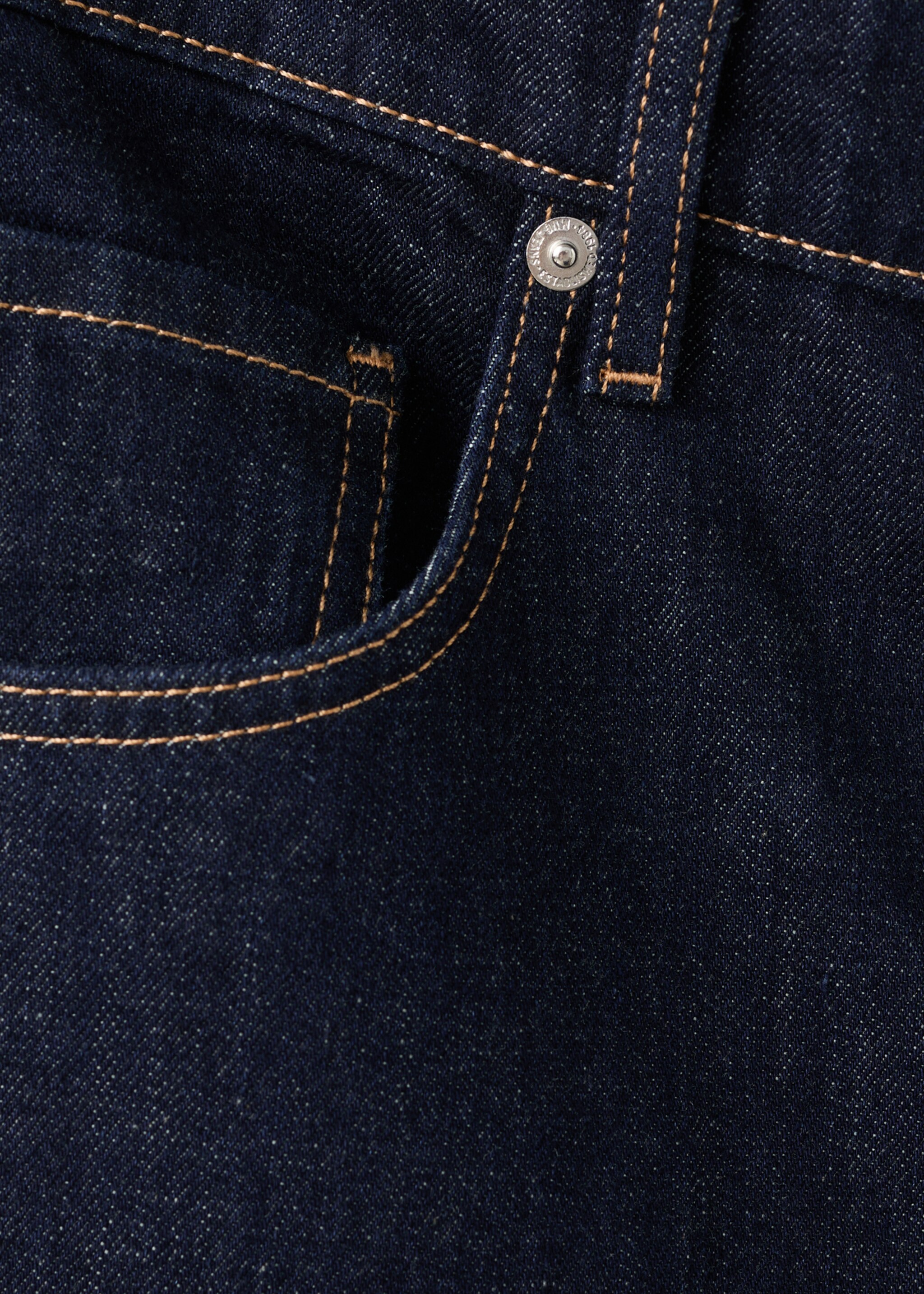 Low-rise wide-leg jeans - Details of the article 0, Open Blue. Ref: 27041229-00.