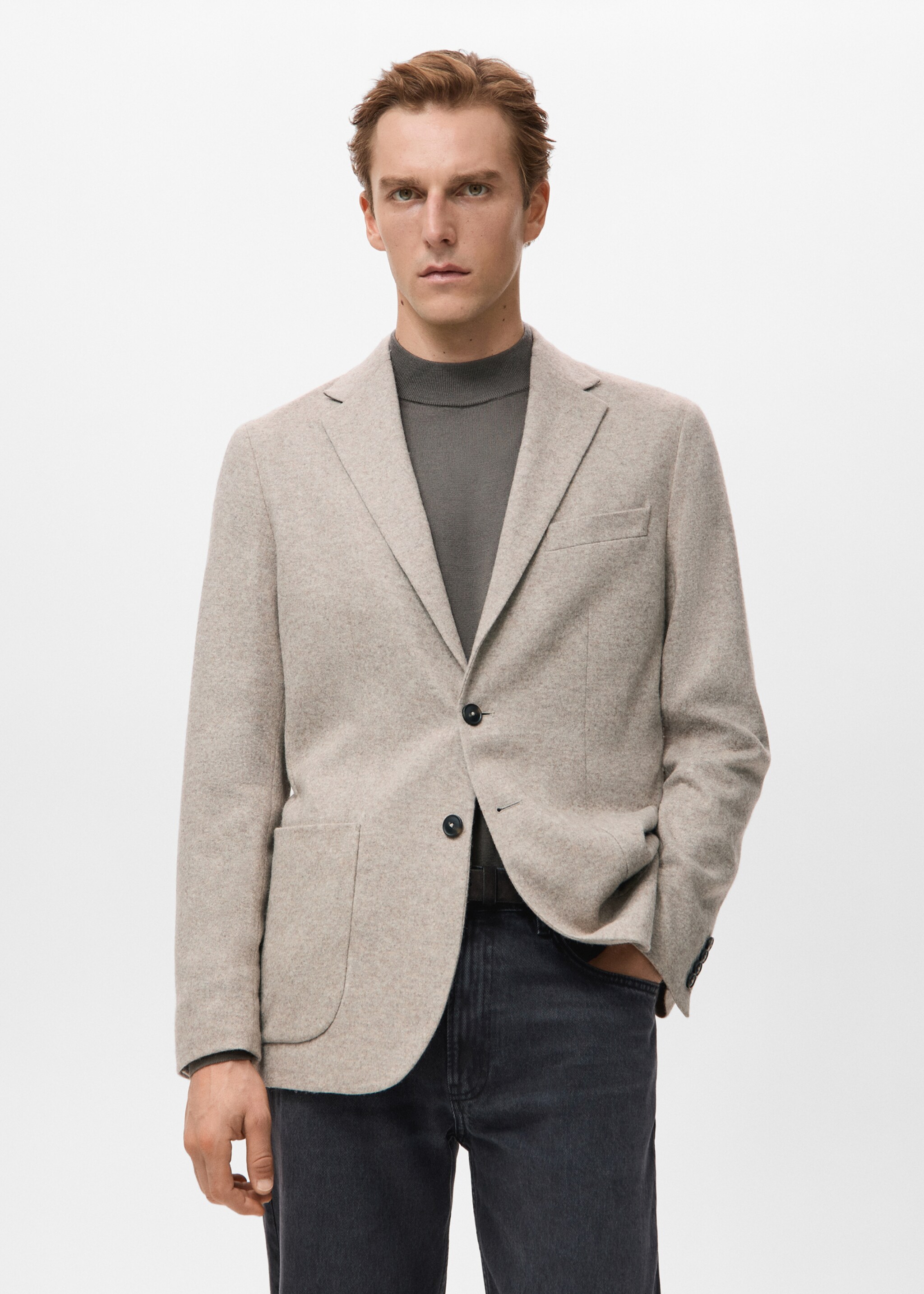 Blazer molina - Medium plane, Beige. Ref: 27041230-00.