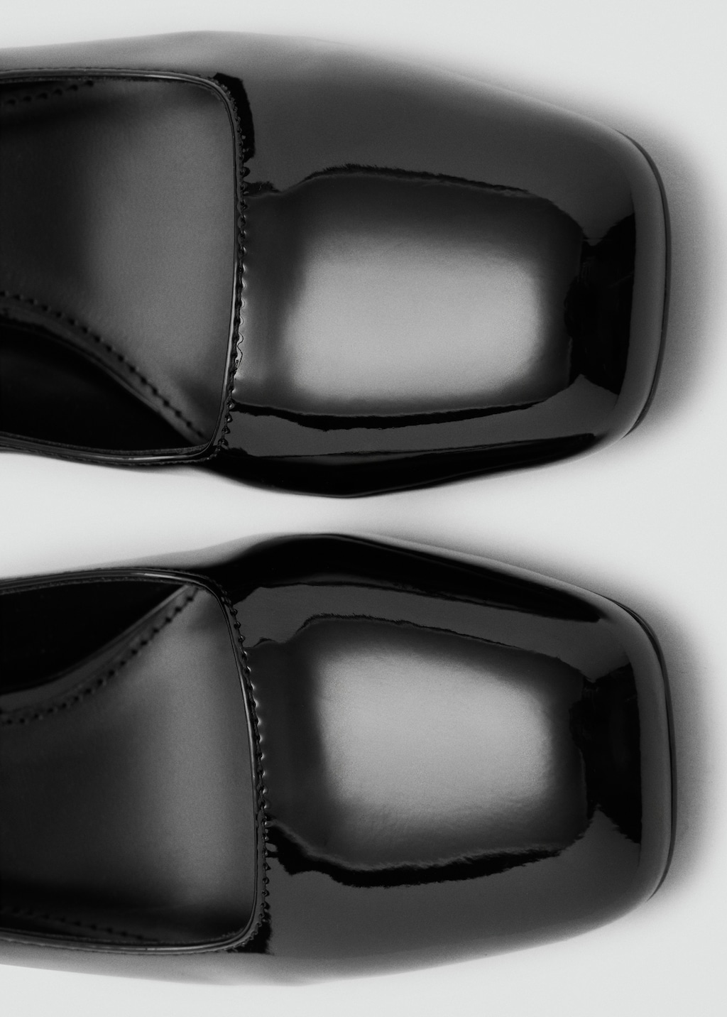Mango Patent leather high-heeled shoes with ankle straps thumbnail